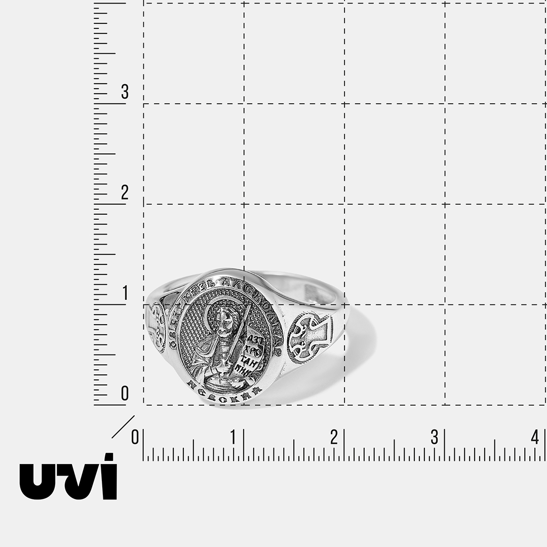 Серебряное кольцо "Православное"