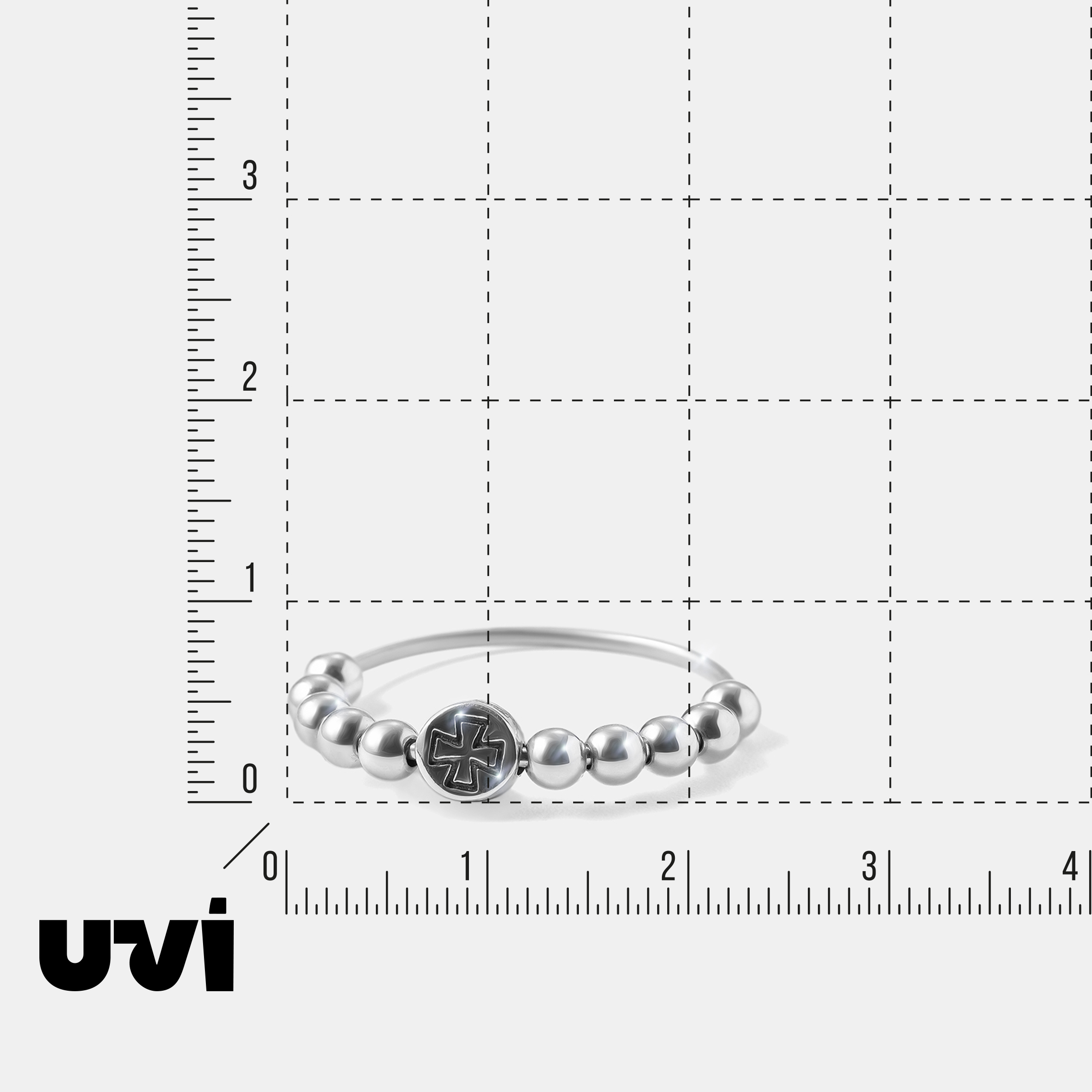 Серебряное кольцо "Господи Помилуй"