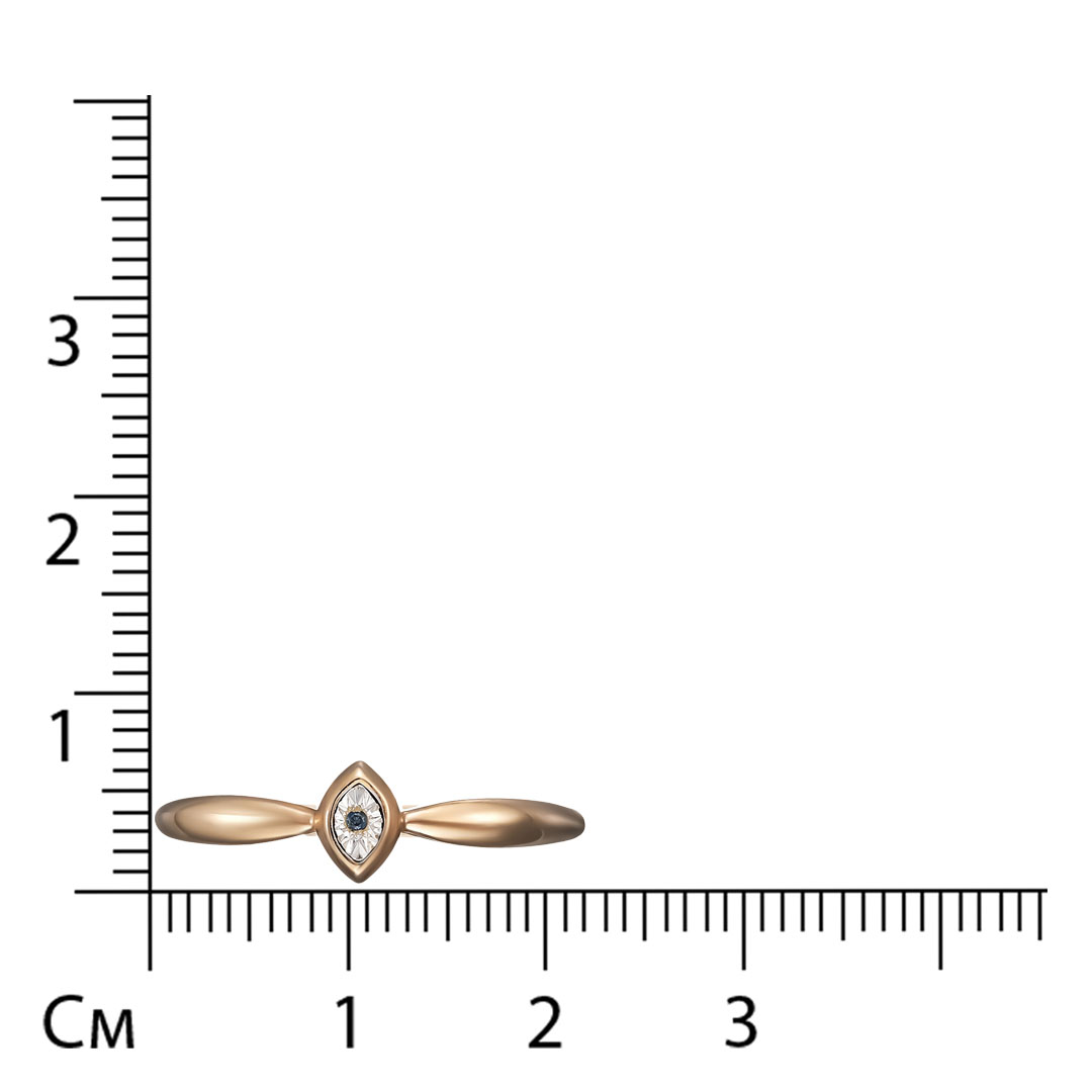Кольцо из золота с сапфиром