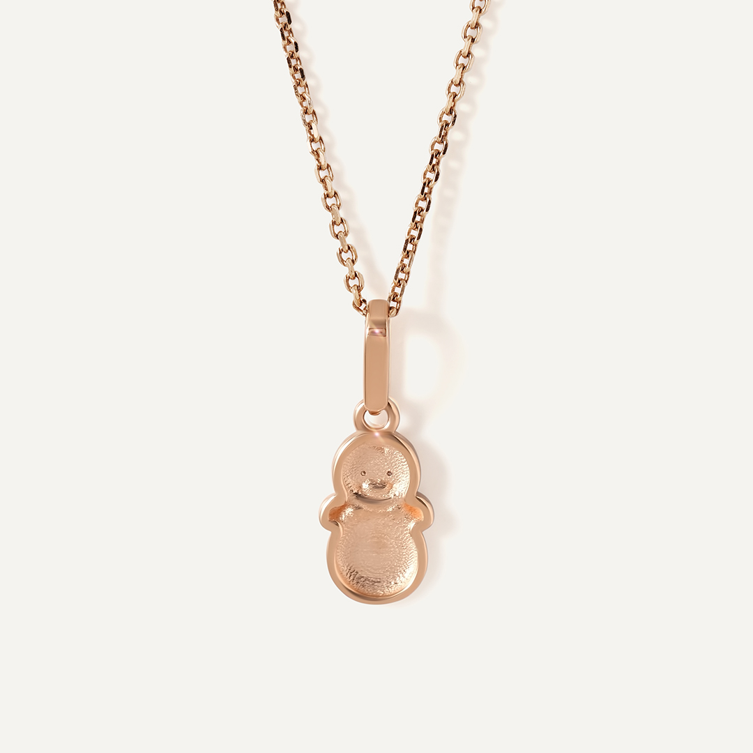 Подвеска из золота с бриллиантами "Неваляшка"