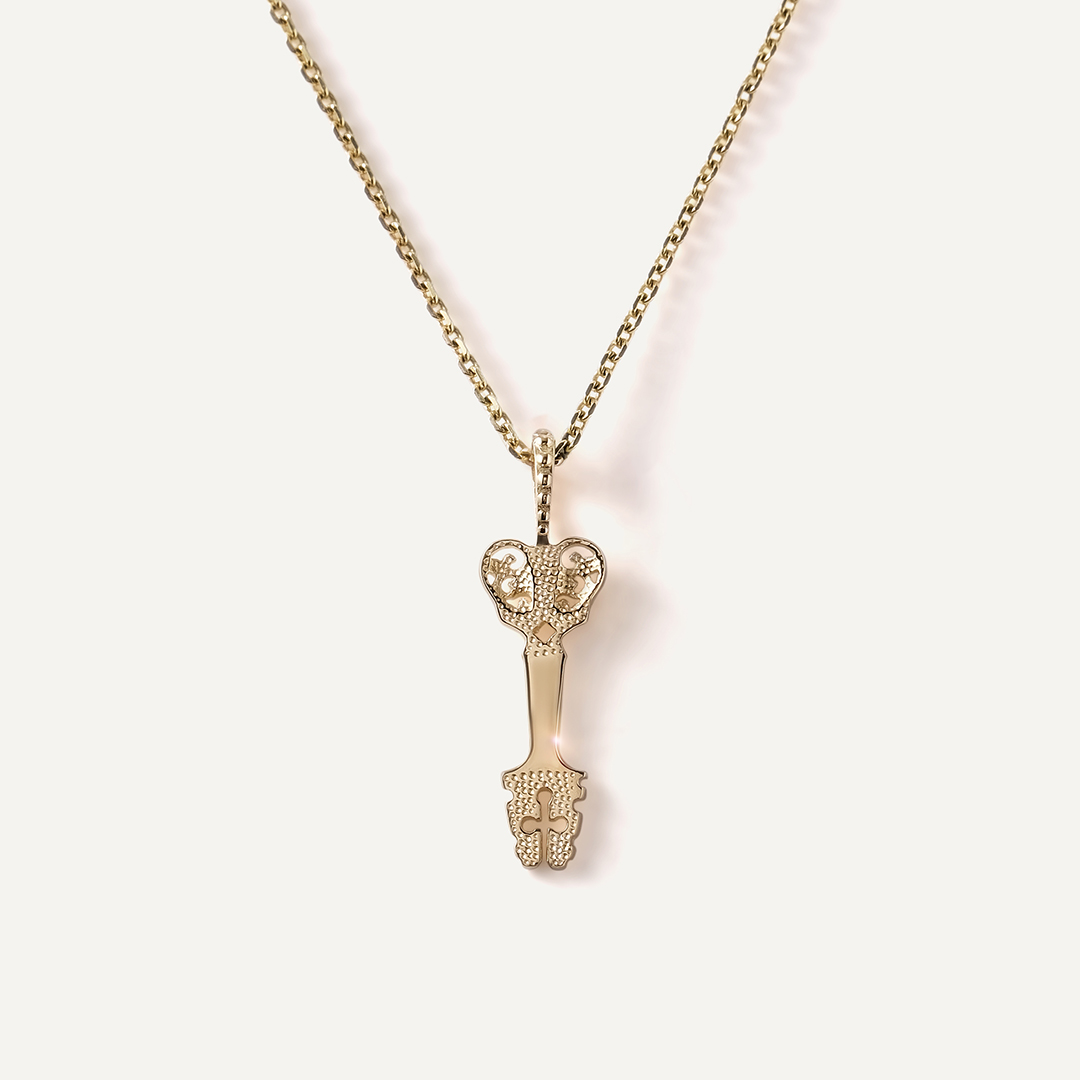 Подвеска из желтого золота "Ключи от Рая"