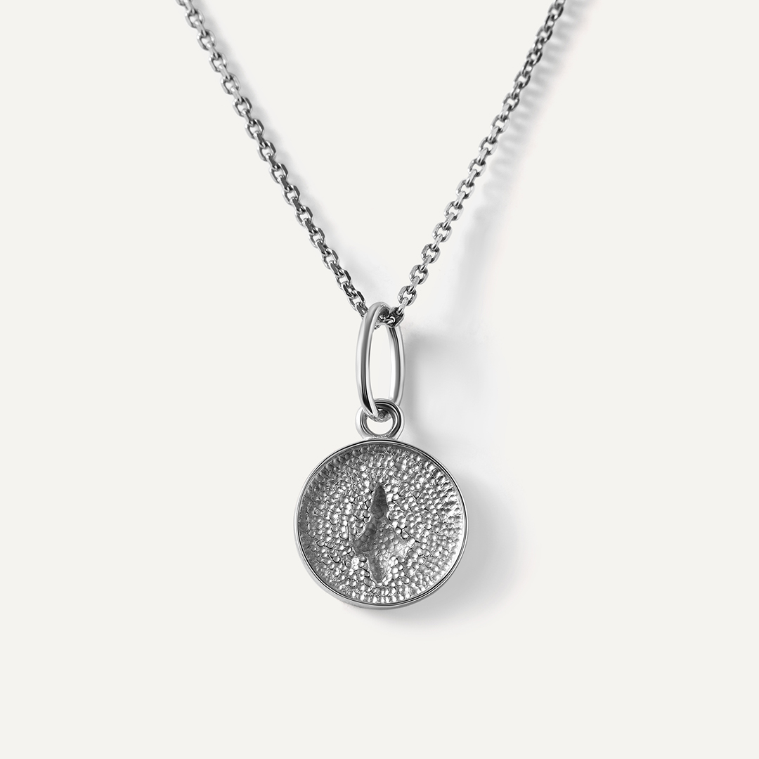 Подвеска из белого золота "символ Киккского монастыря"