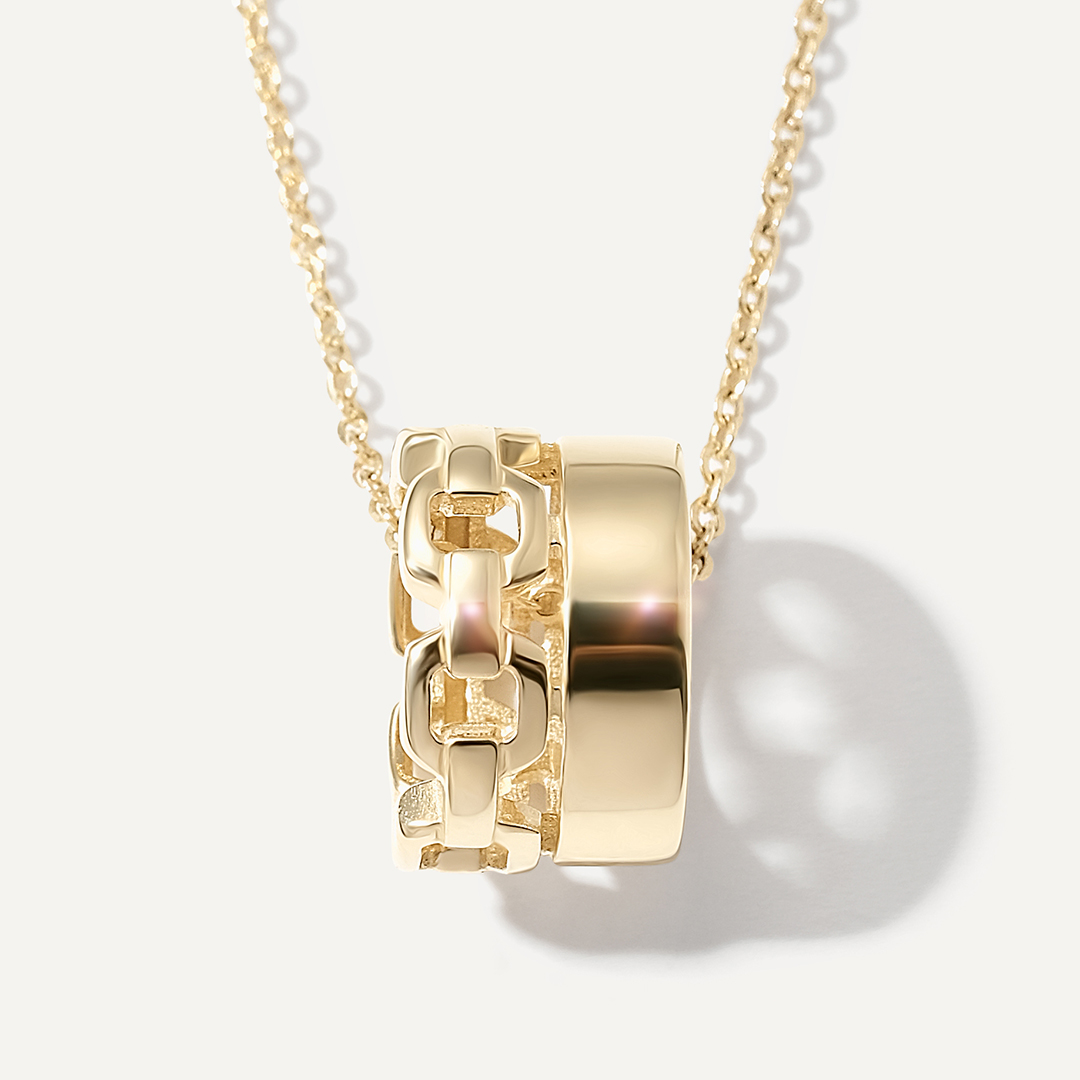 Подвеска из желтого золота