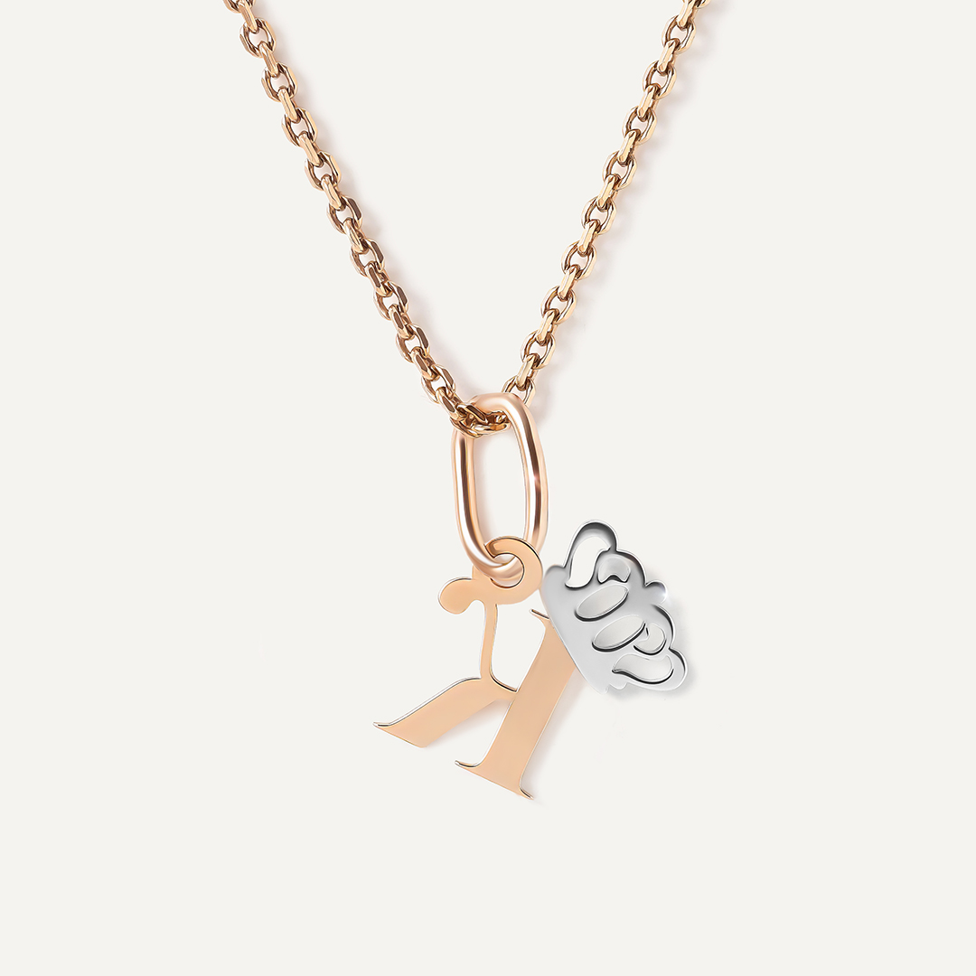 Подвеска-буква из золота "К"