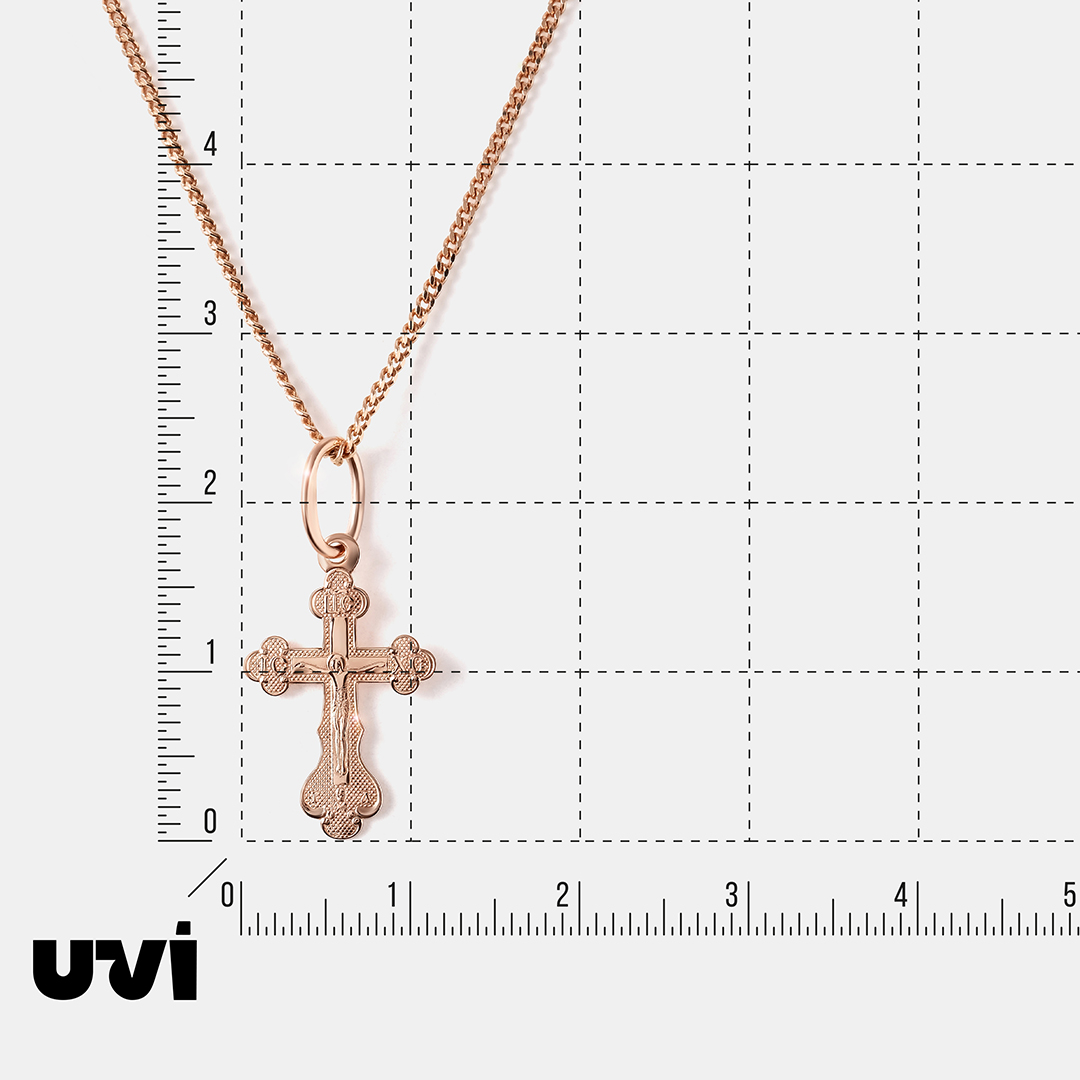 Подвеска-крест из золота