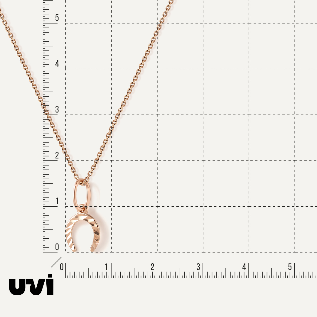 Подвеска из золота "Подкова"