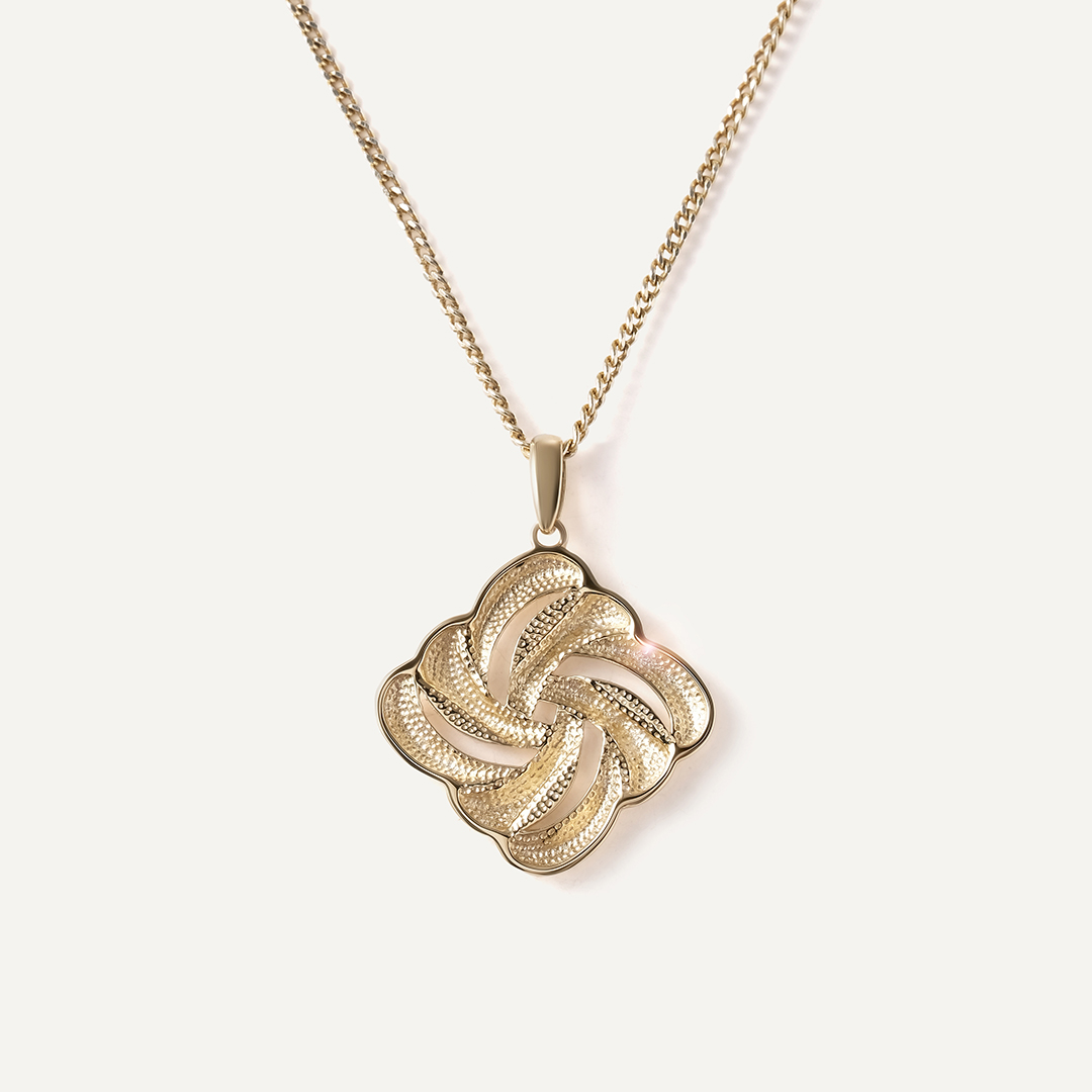 Подвеска из желтого золота