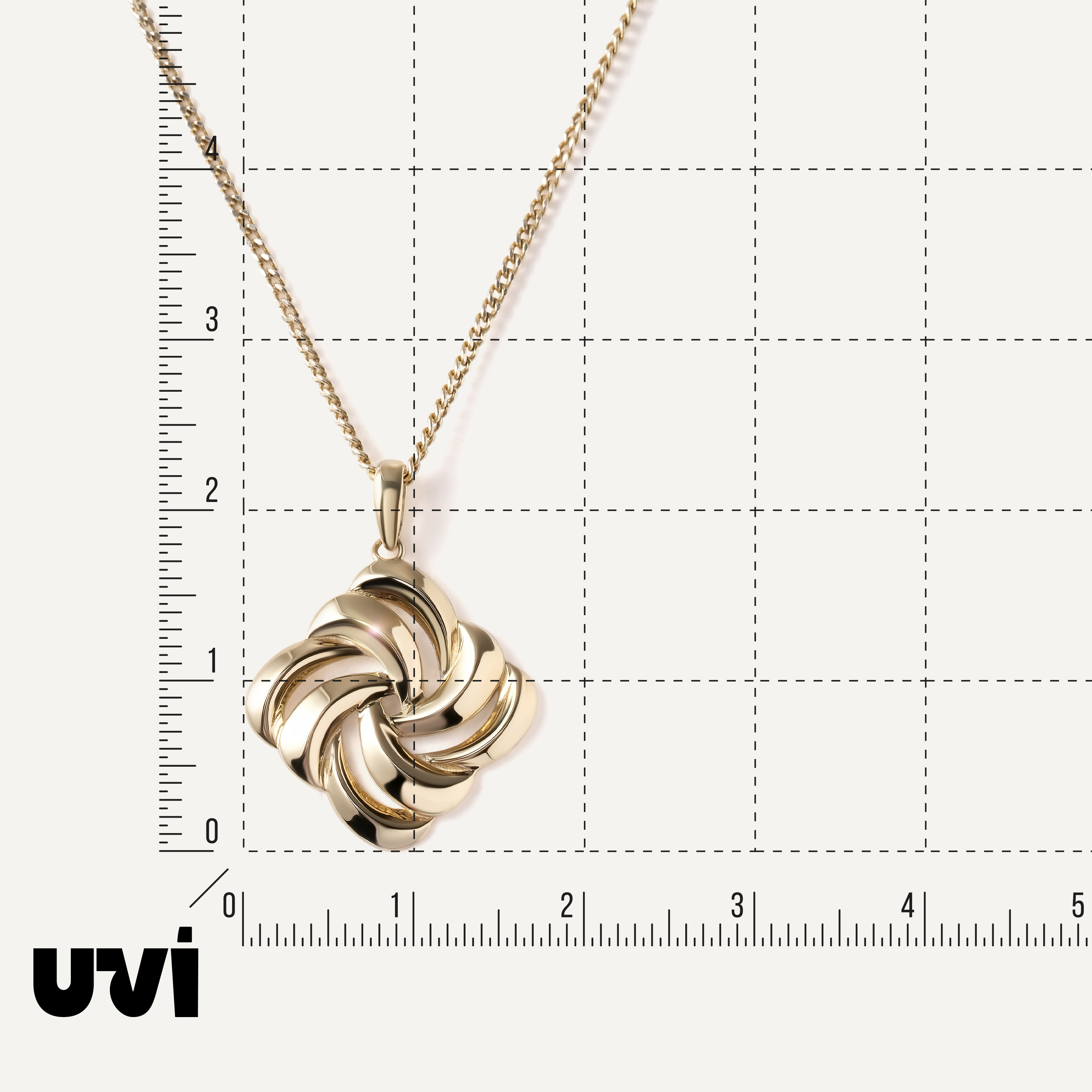 Подвеска из желтого золота