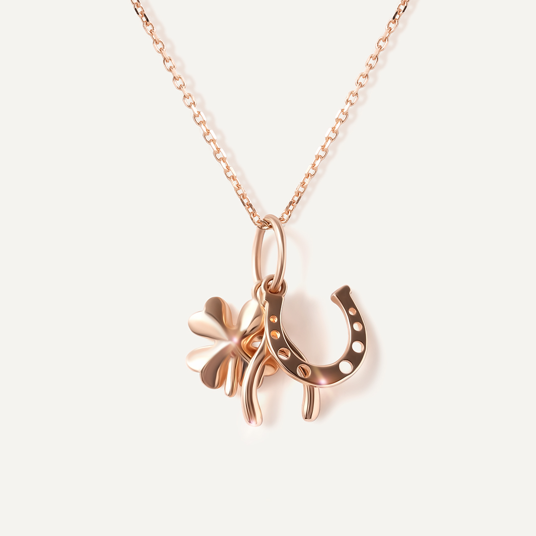 Подвеска из золота "Символы удачи"