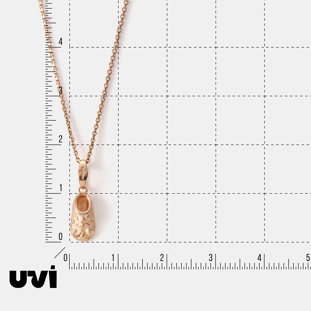 Подвеска из золота "Башмачок Спиридона"