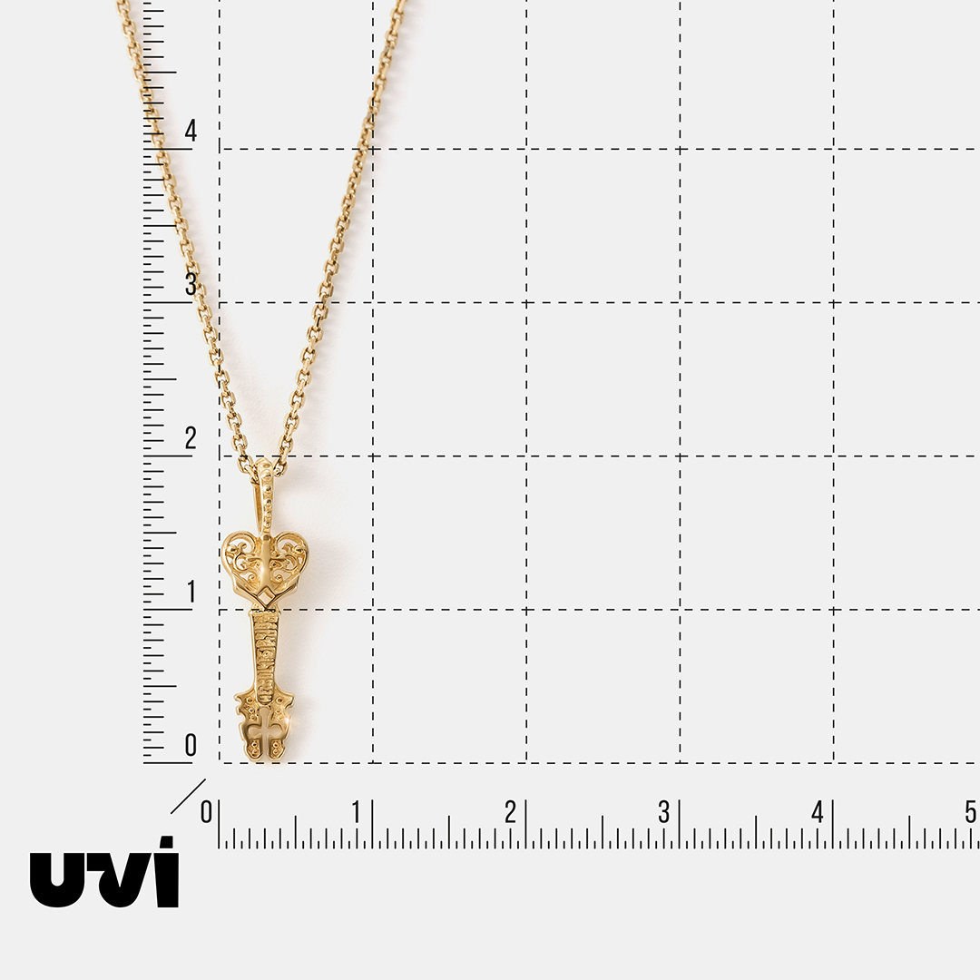 Подвеска из желтого золота "Ключи от Рая"