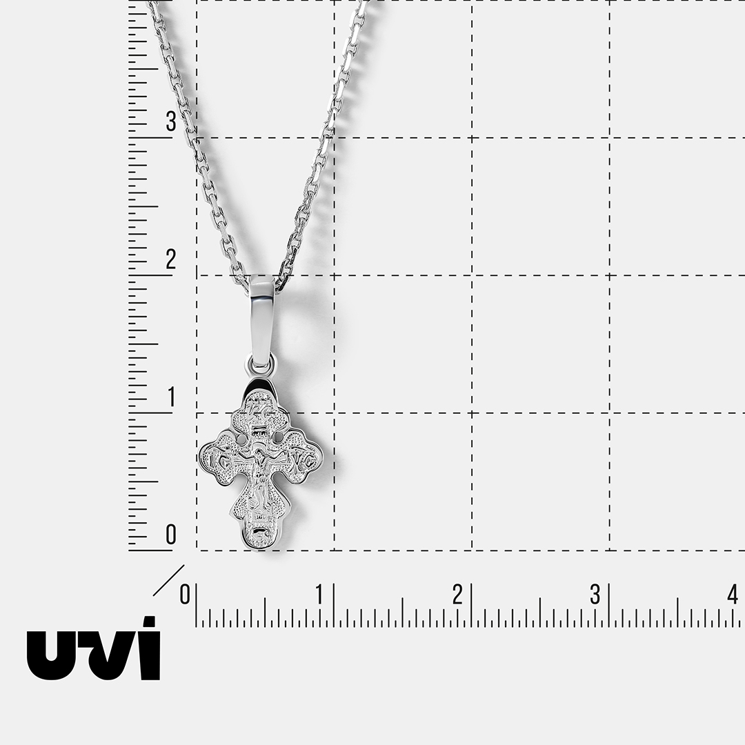 Подвеска-крест из платины