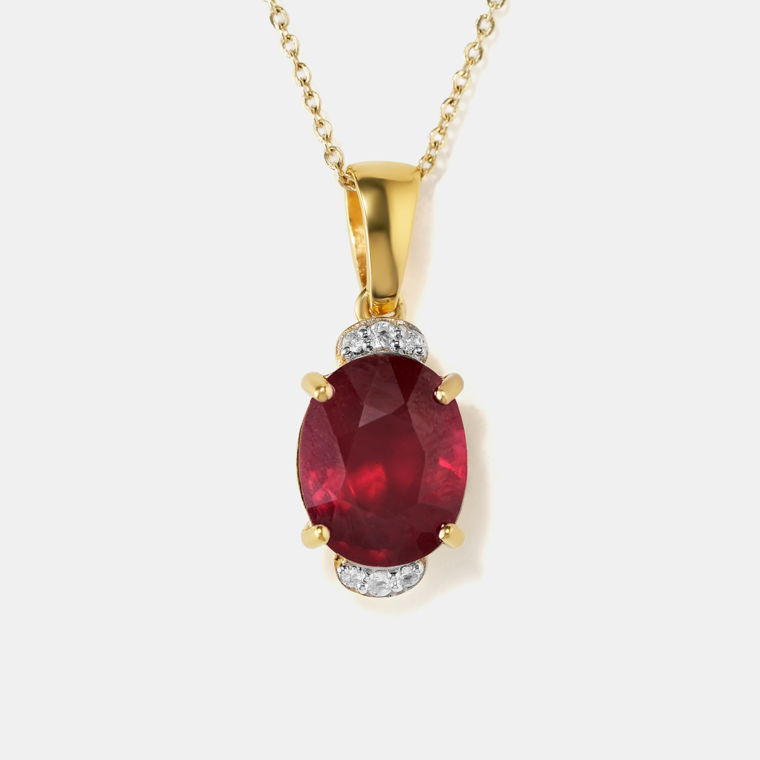 Серебряное кольцо с рубином