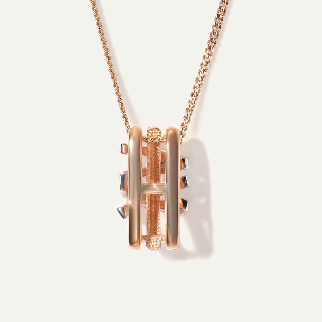 Серебряная подвеска с бриллиантами