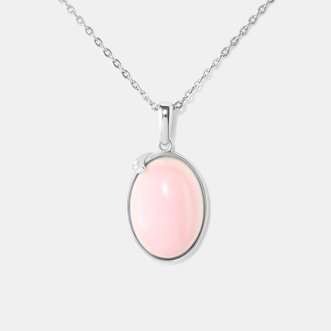 Серебряная подвеска с кораллом