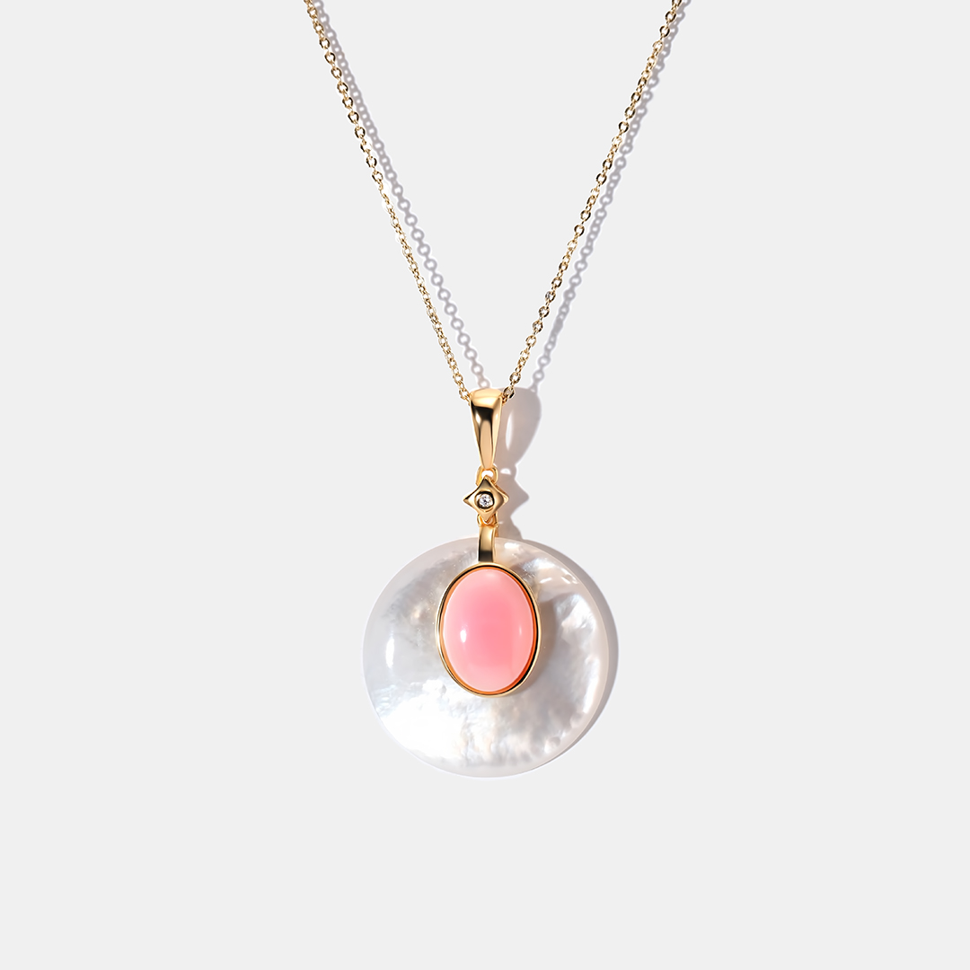 Серебряная подвеска с кораллом