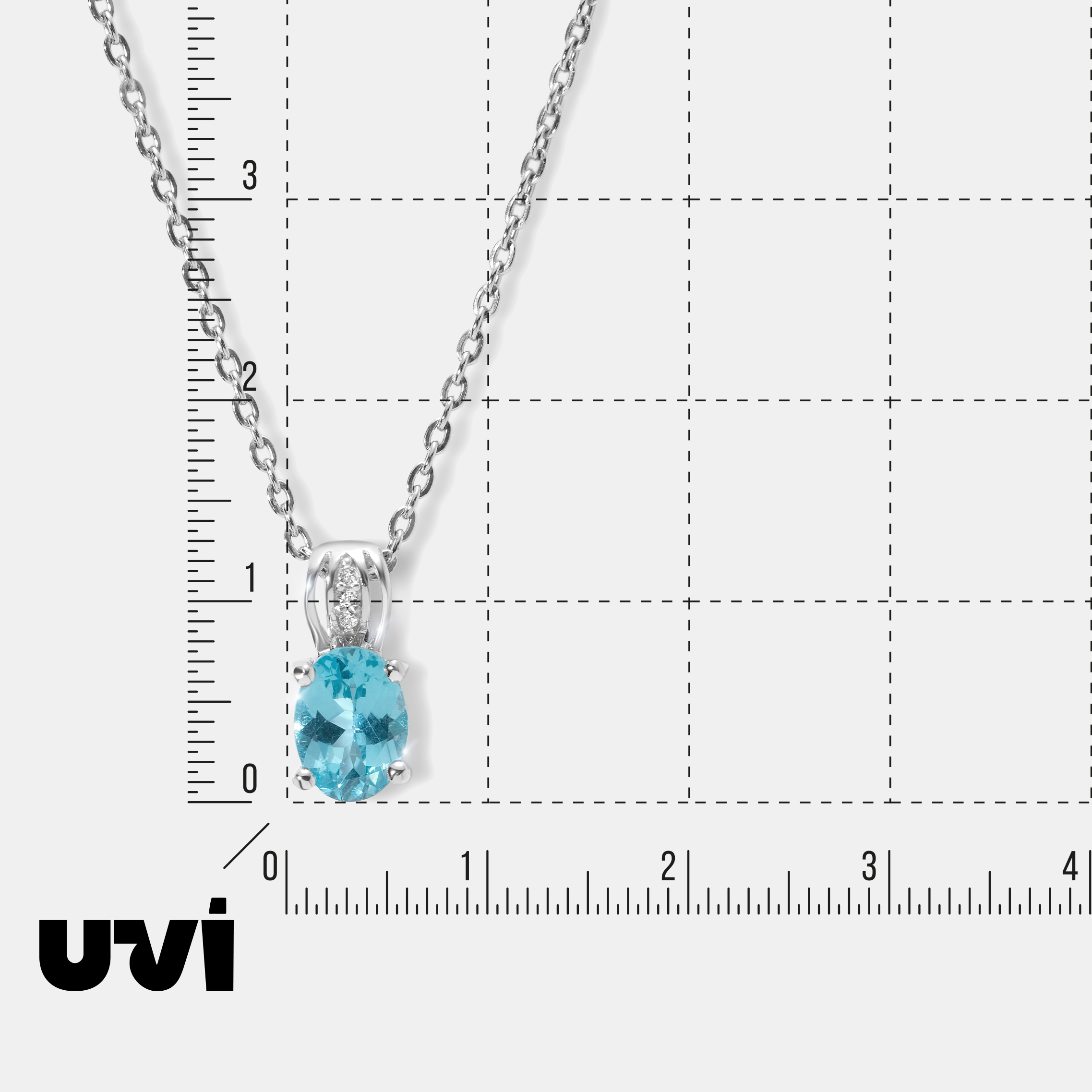 Серебряная подвеска с апатитом