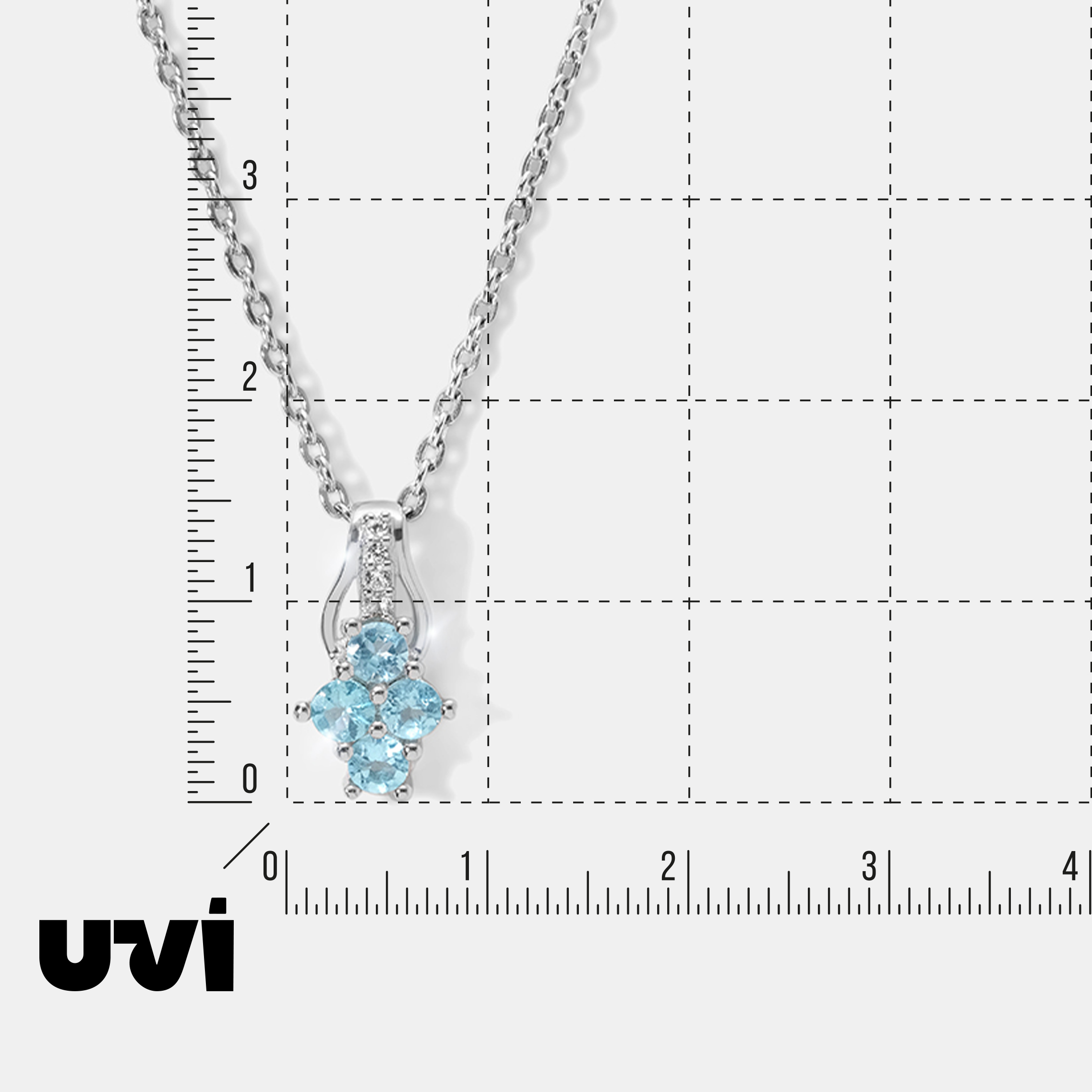 Серебряная подвеска с апатитами