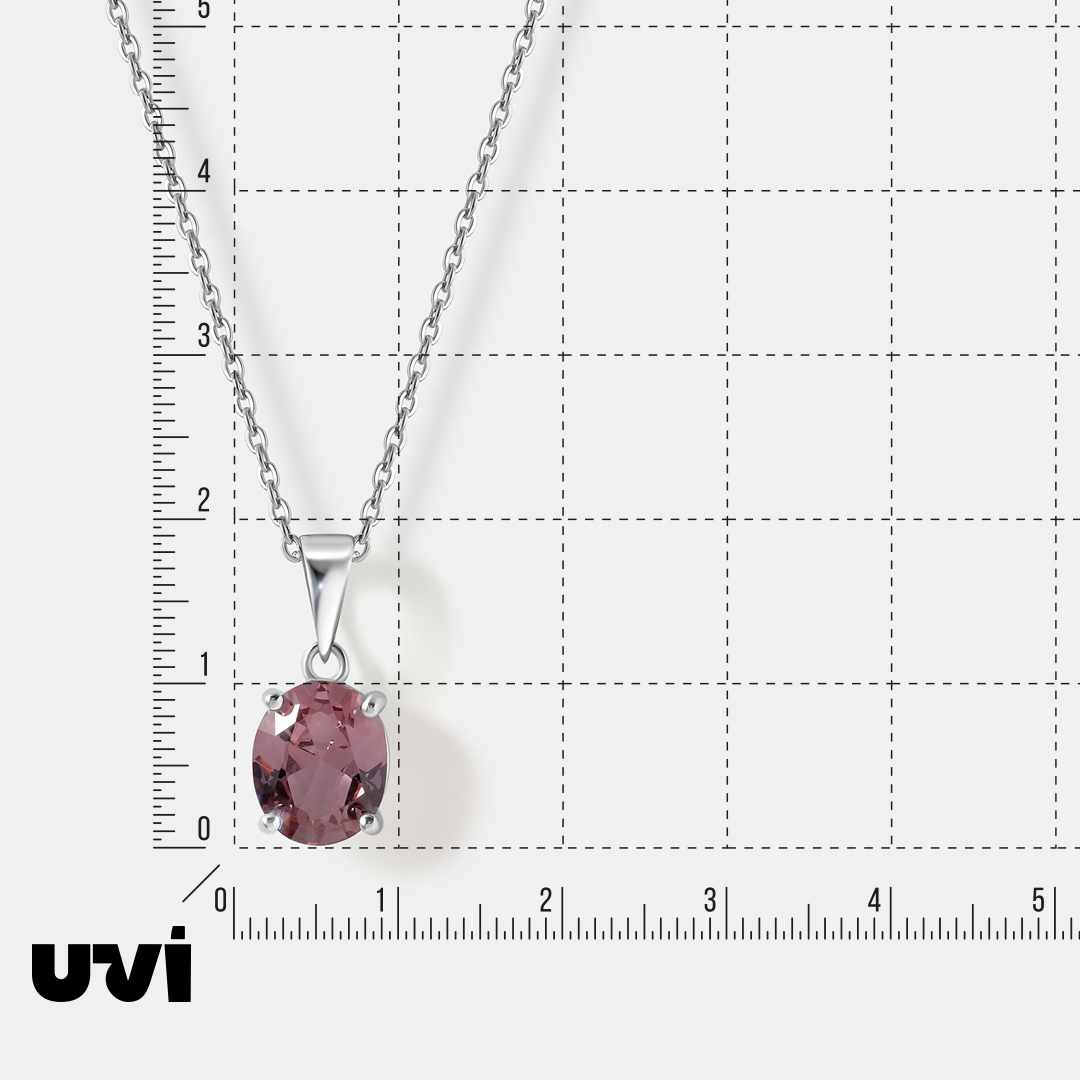Серебряная подвеска с султанитом