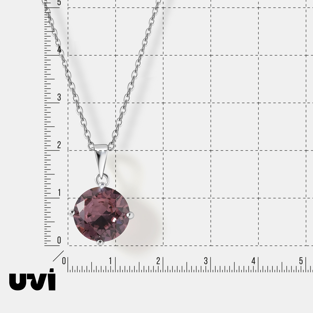 Серебряная подвеска с султанитом