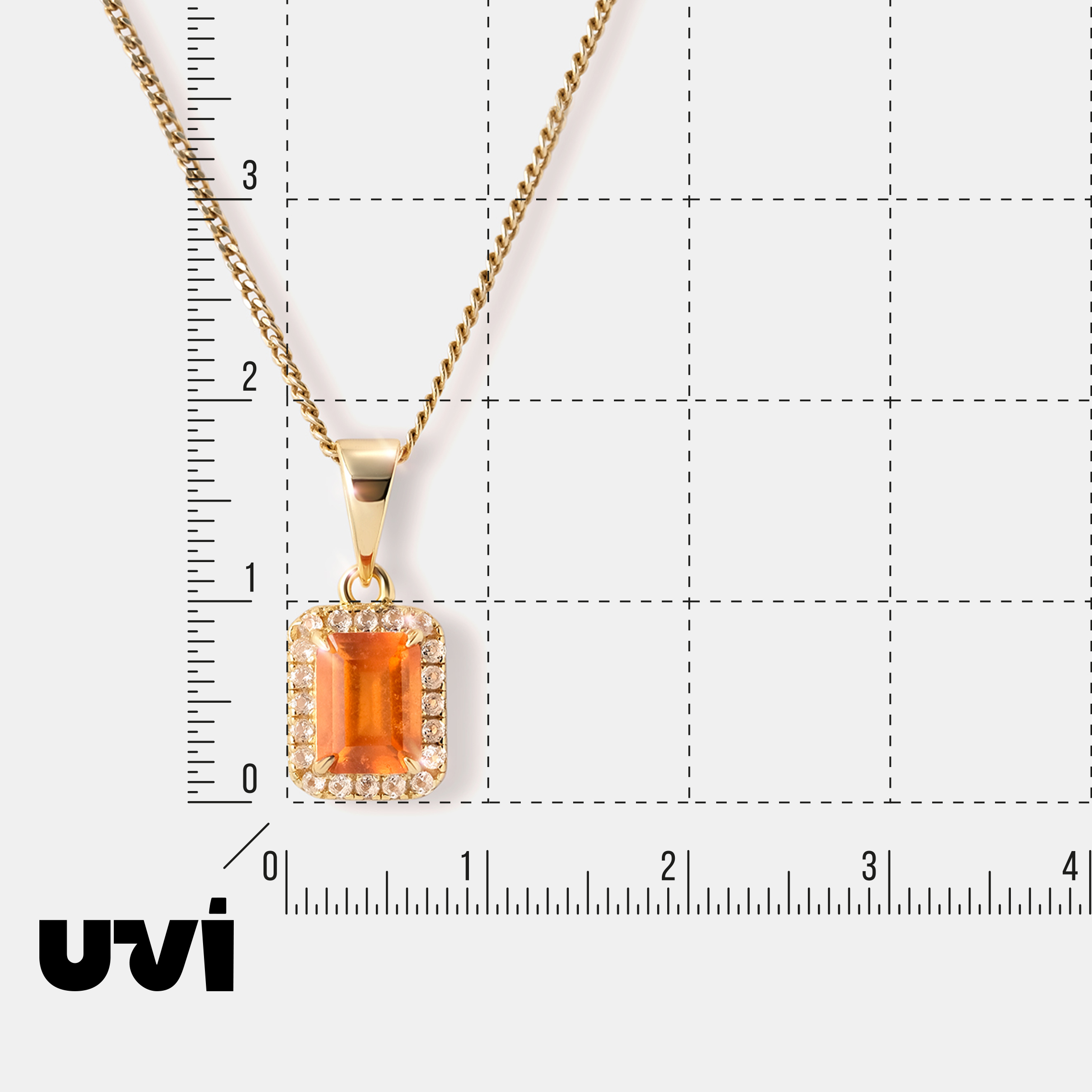 Серебряная подвеска с вульфенитом