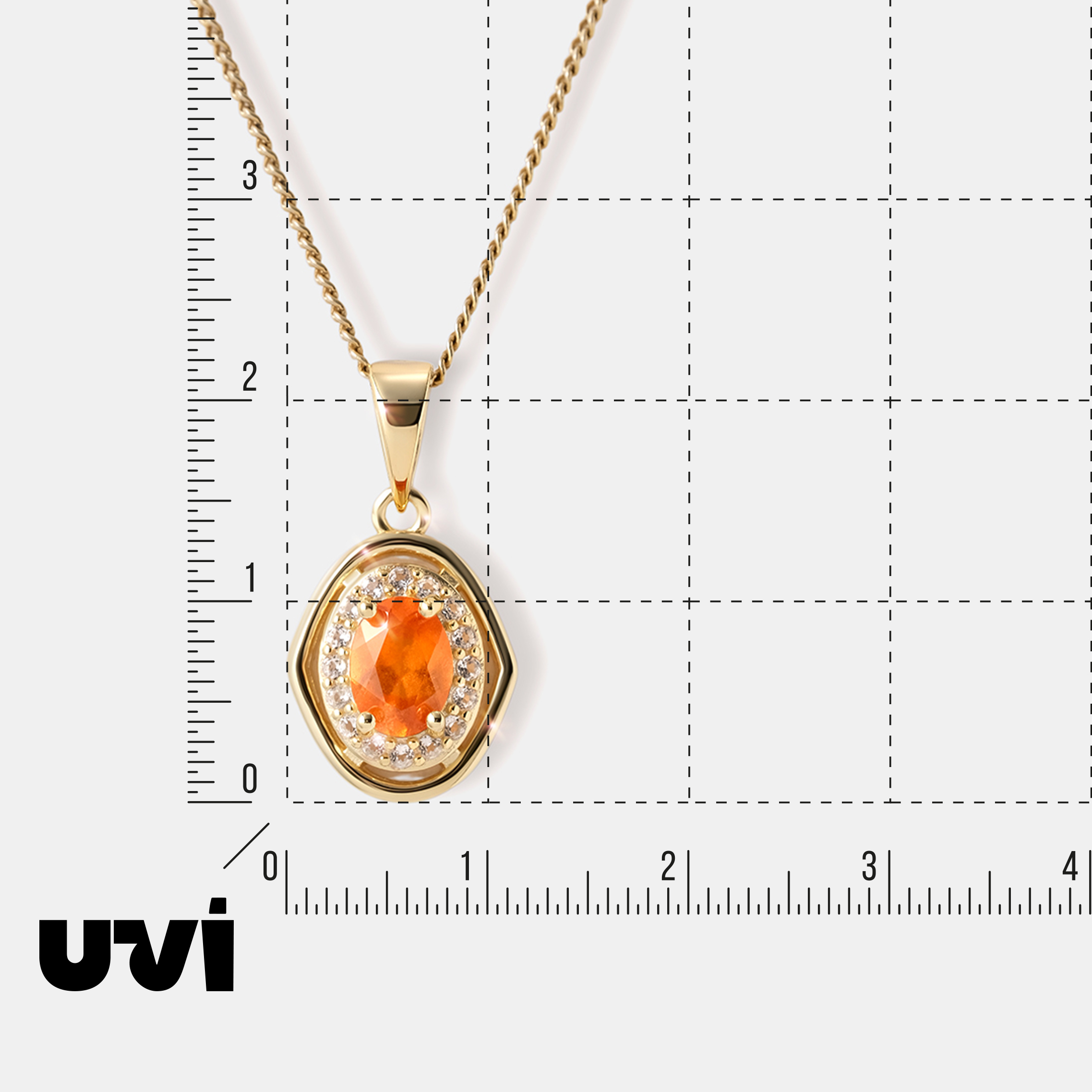 Серебряная подвеска с вульфенитом