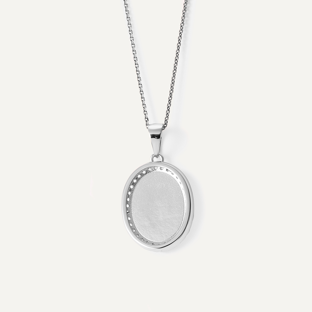 Серебряная подвеска с халцедоном