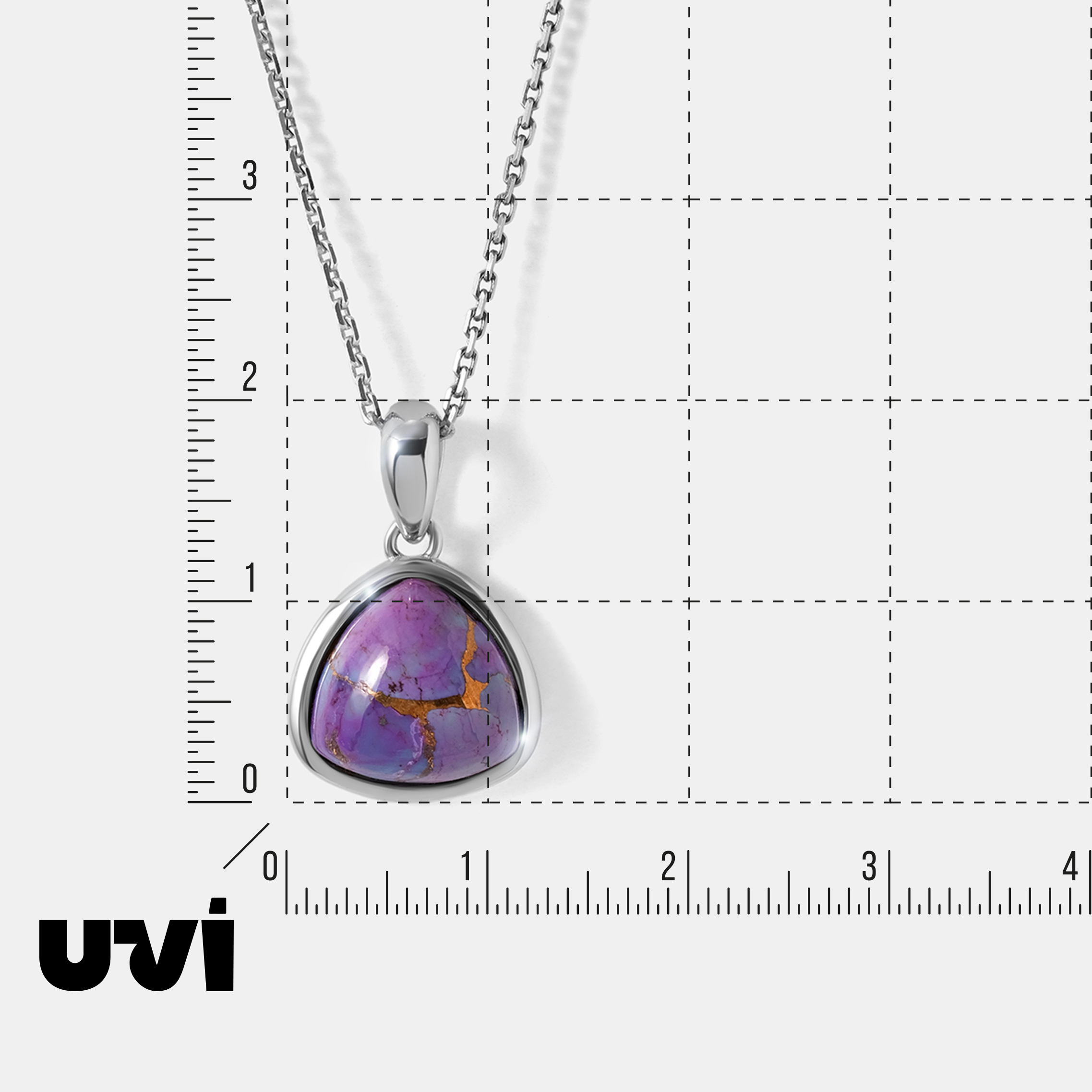 Серебряная подвеска с бирюзой Мохаве