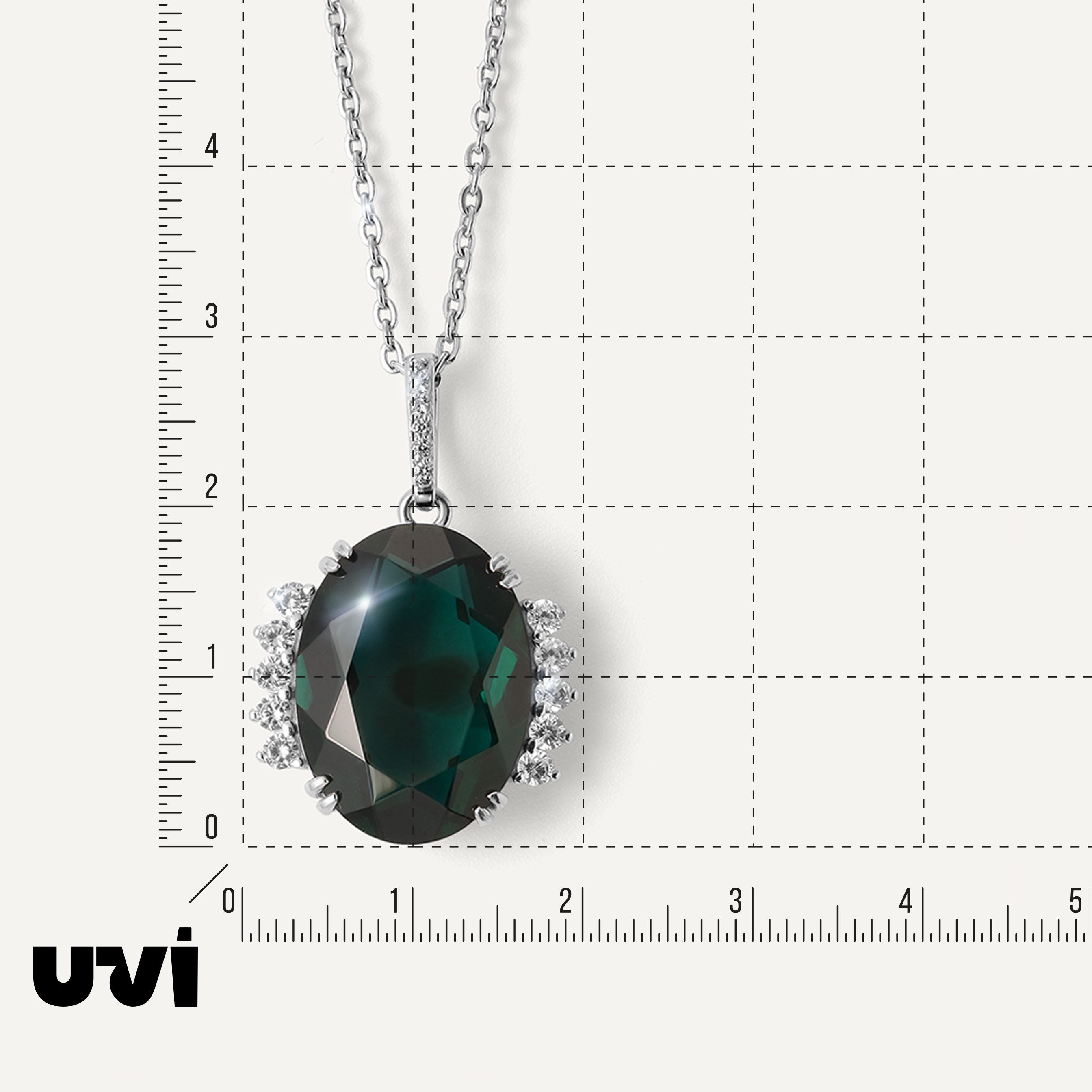 Серебряная подвеска с празиолитом