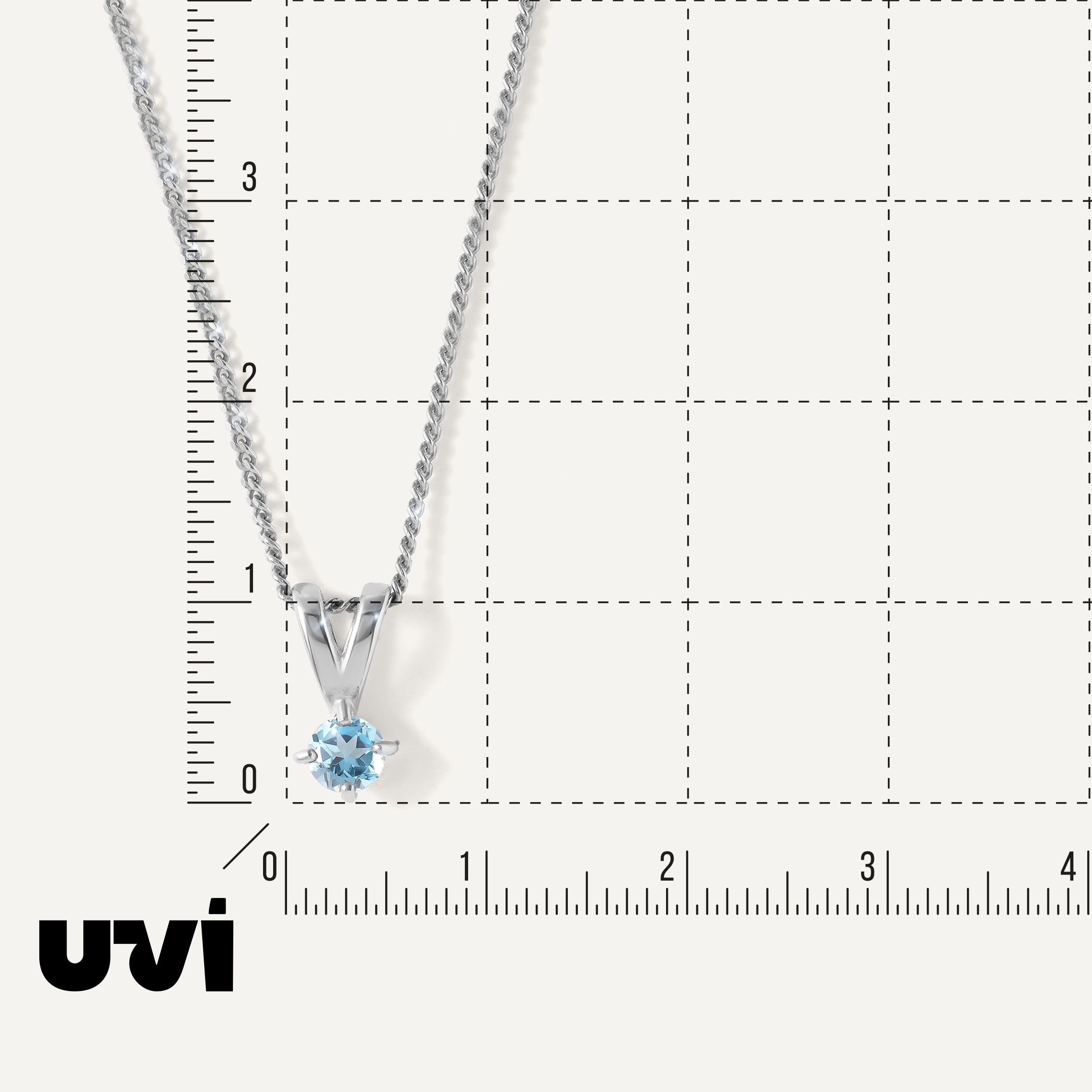 Серебряная подвеска с топазом