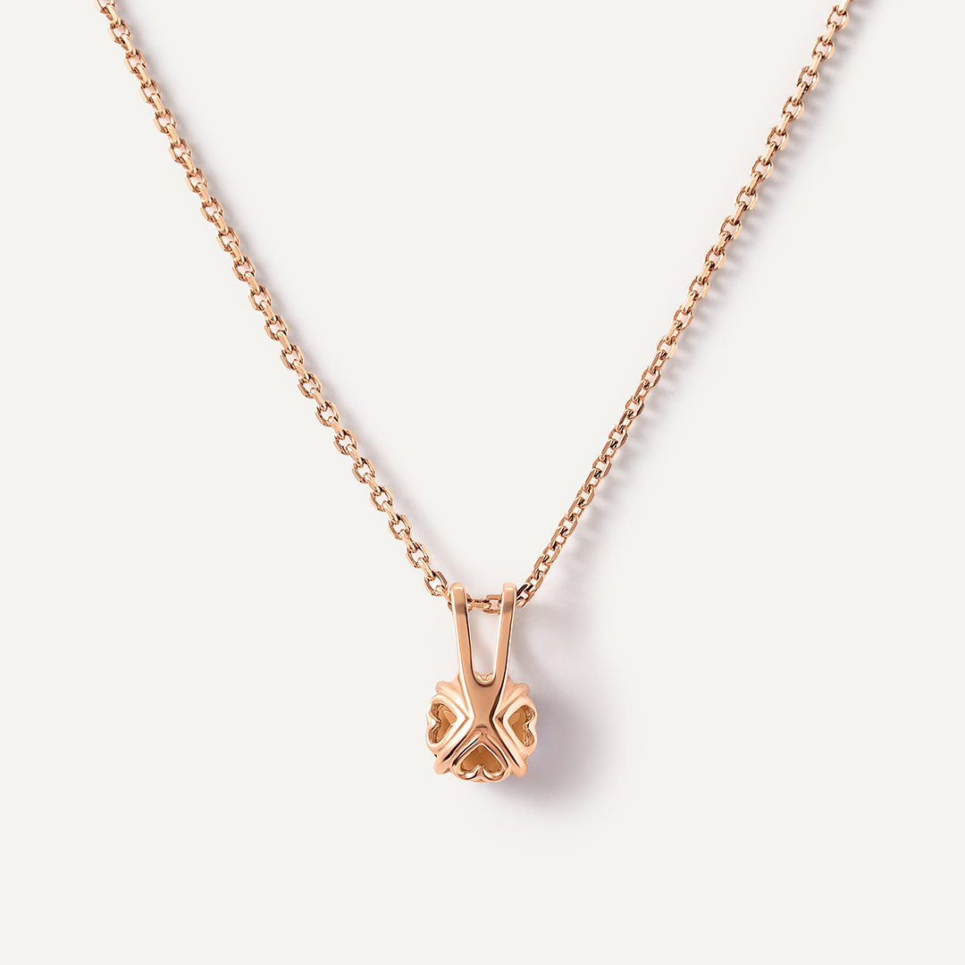 Серебряная подвеска с цитрином