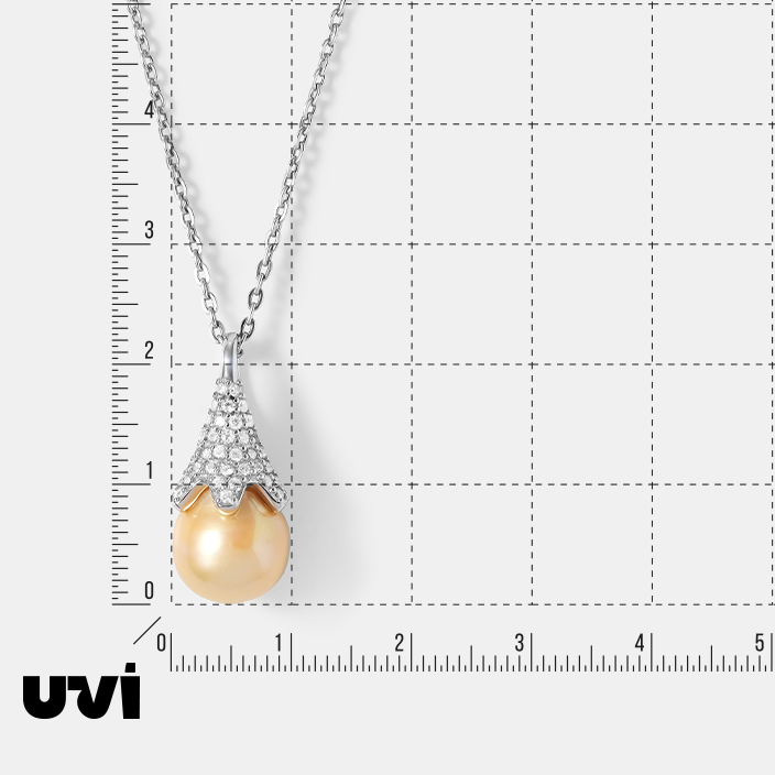 Серебряная подвеска с жемчугом Эдисон