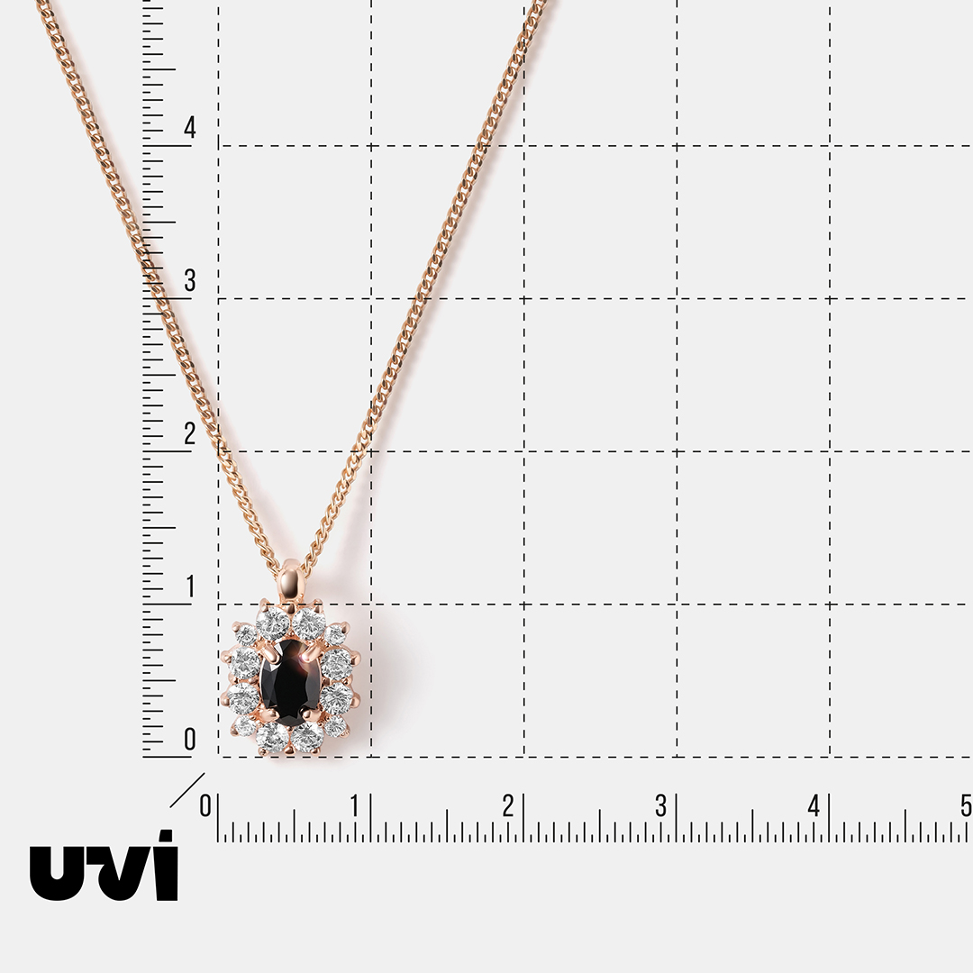 Серебряная подвеска со шпинелью