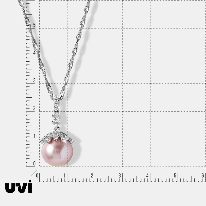 Серебряная подвеска с жемчугом Эдисон