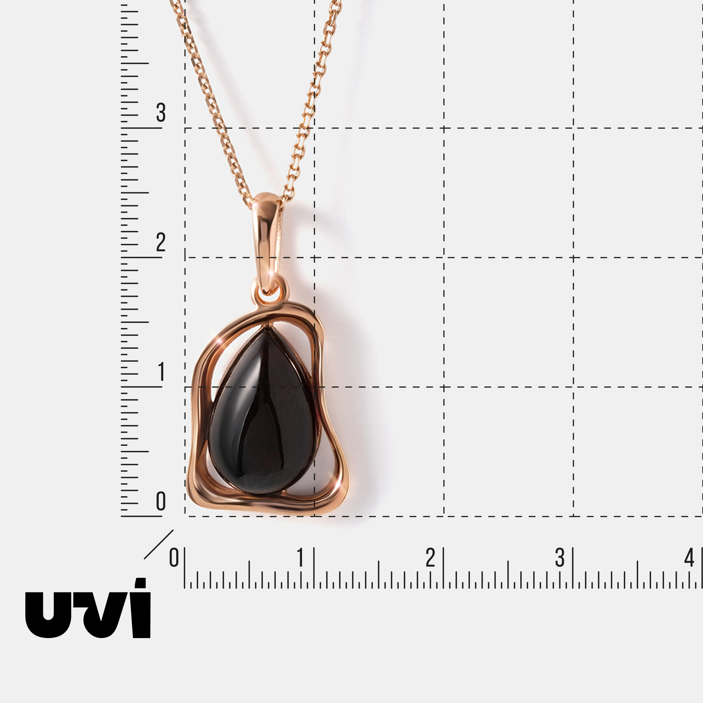 Серебряная подвеска с янтарем