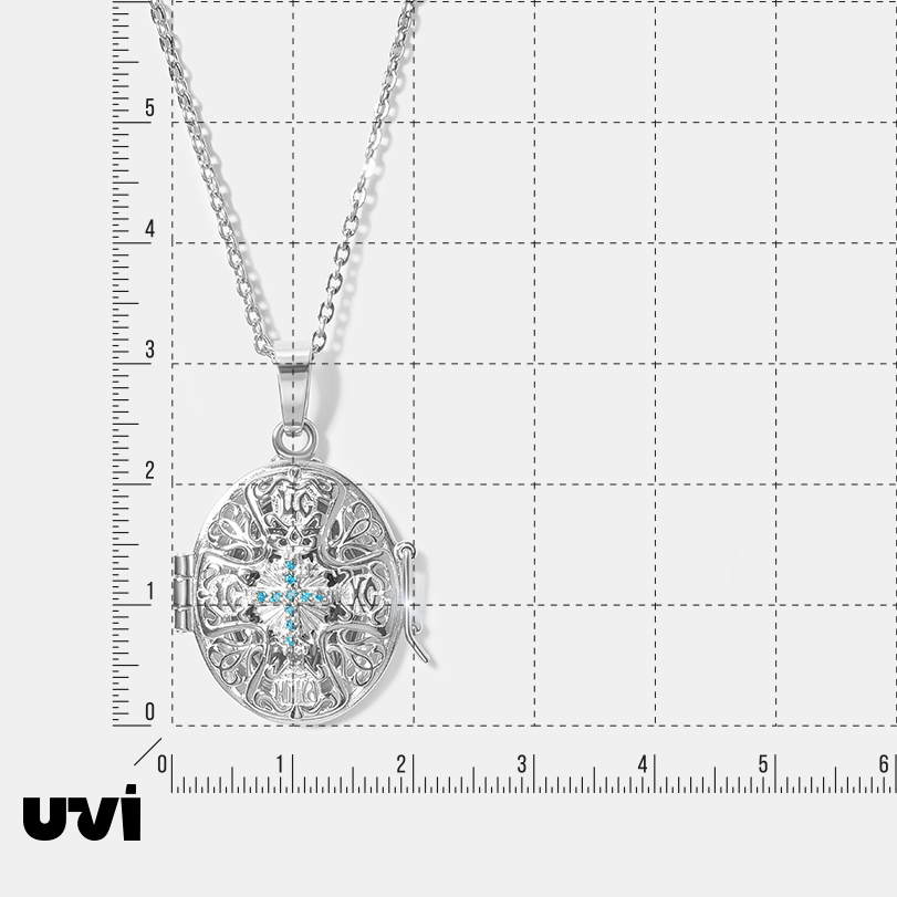 Серебряная подвеска-ладанка с фианитами "Ангел-Хранитель"