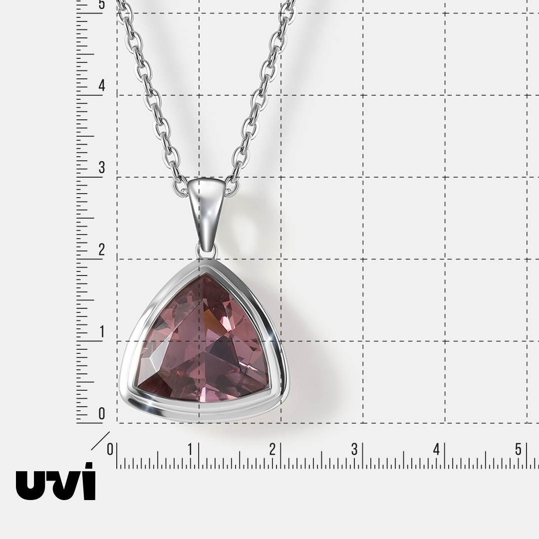 Серебряная подвеска с султанитом