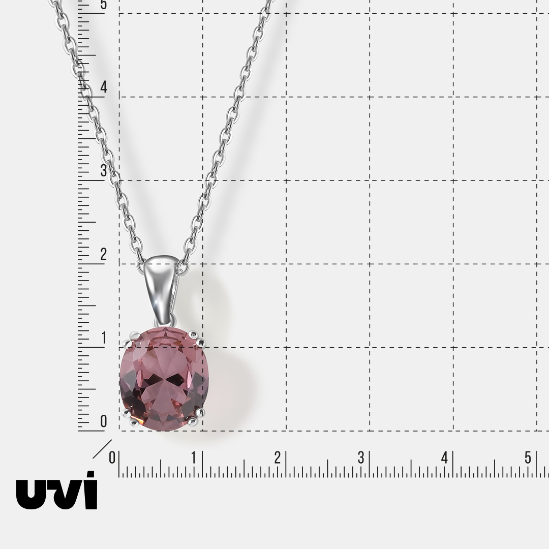 Серебряная подвеска с султанитом