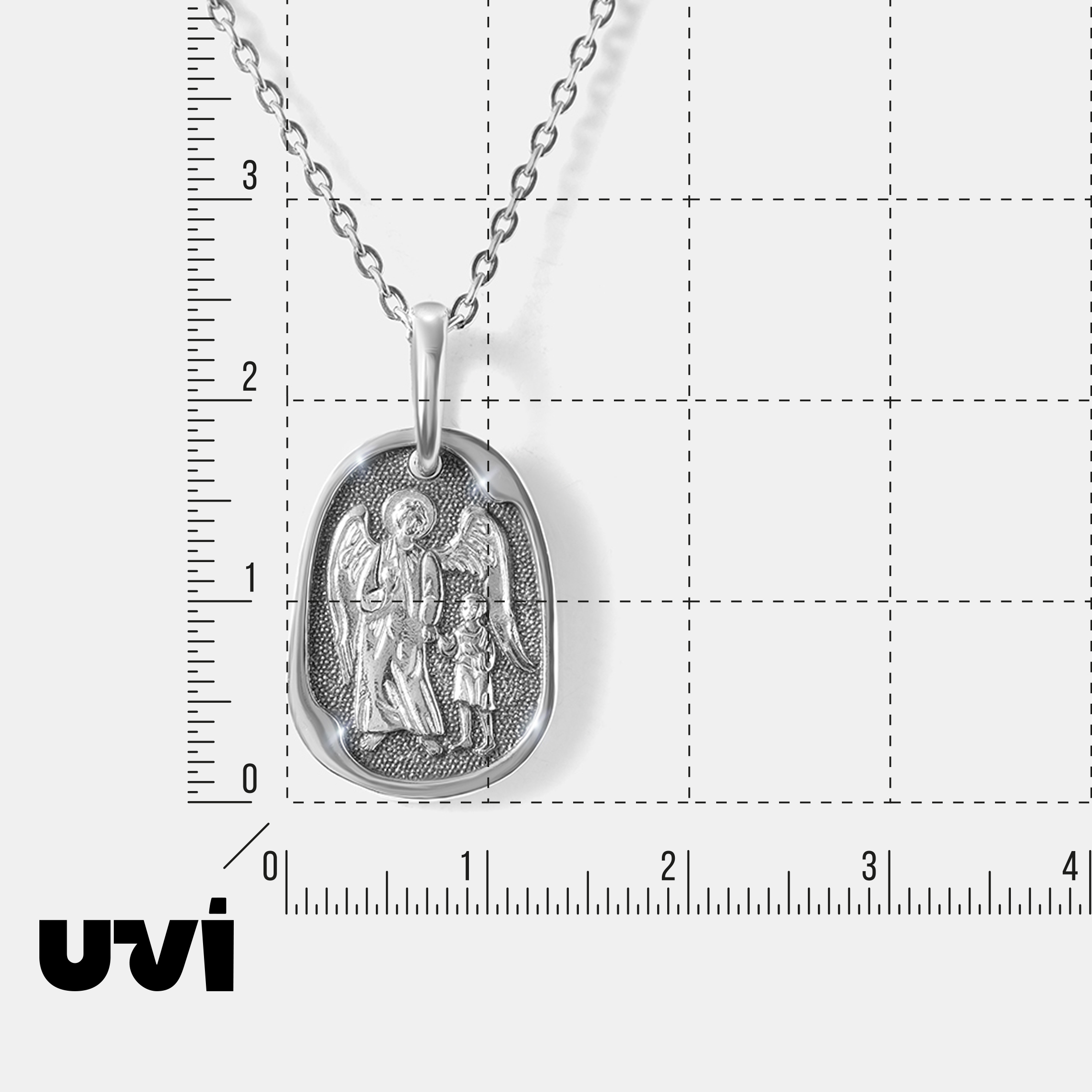 Серебряная подвеска "Ангел-Хранитель"
