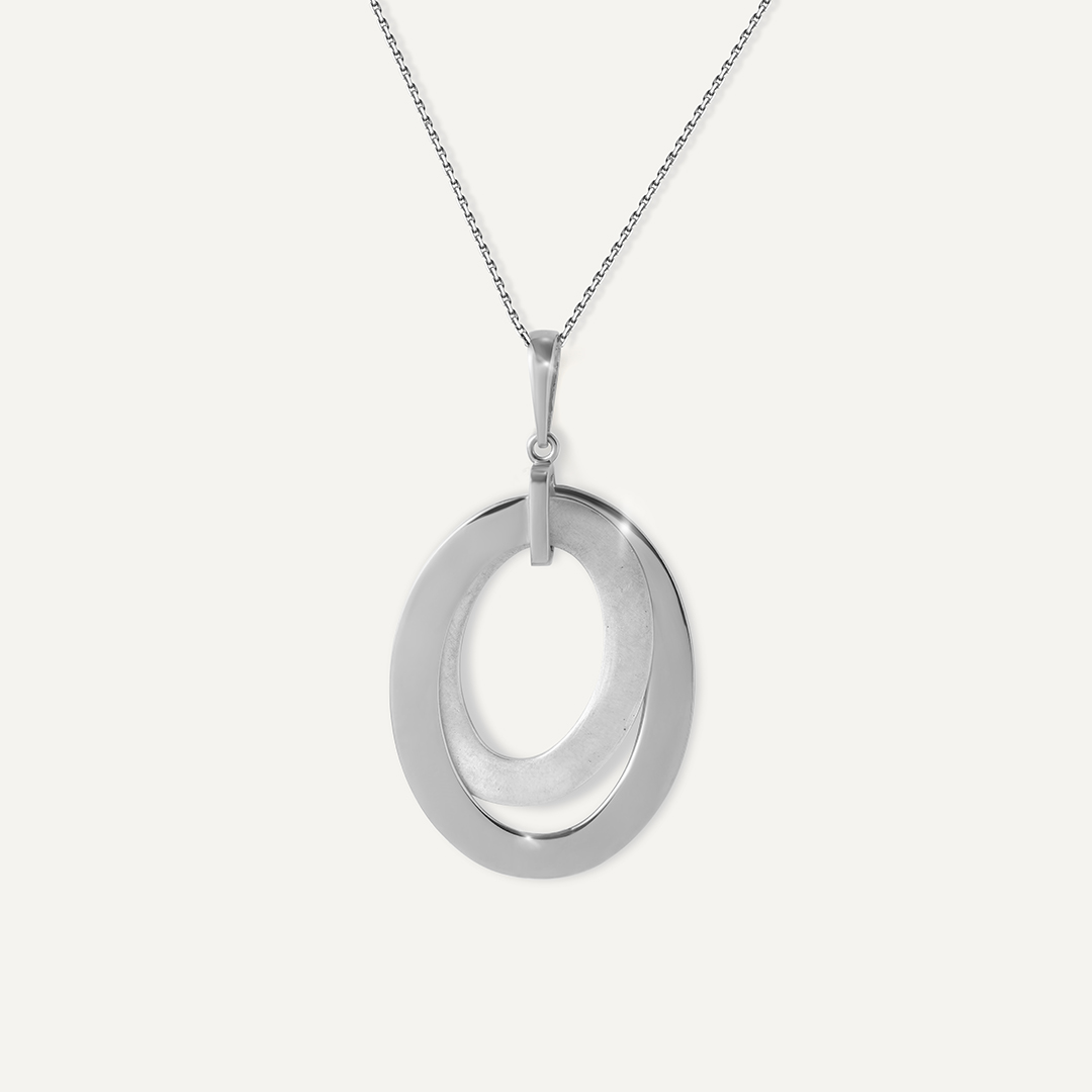 Серебряная подвеска "Молитва Оптинских старцев"