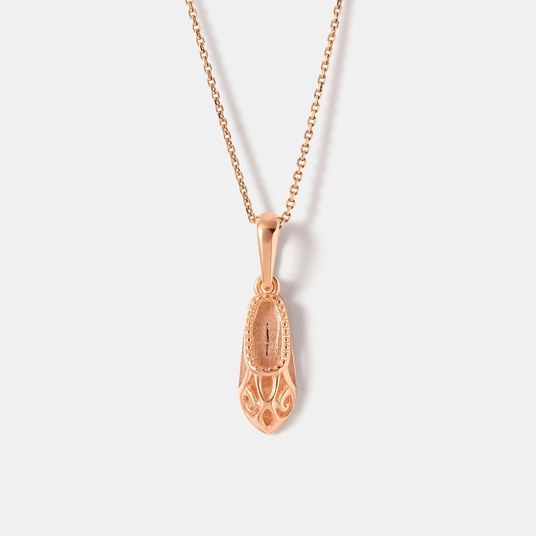 Серебряная подвеска "Башмачок Спиридона"