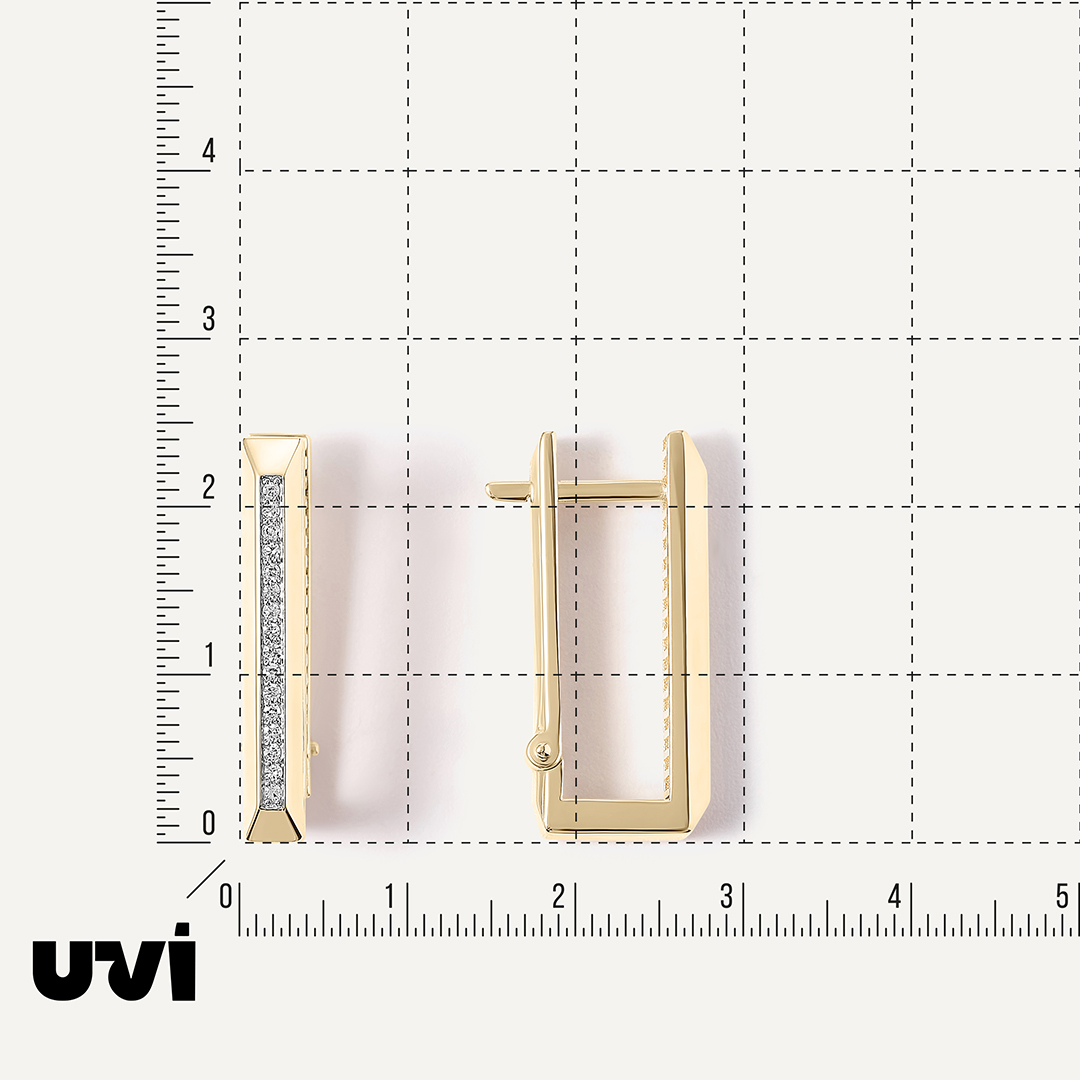 10511-001299 Серьги (Au 585)