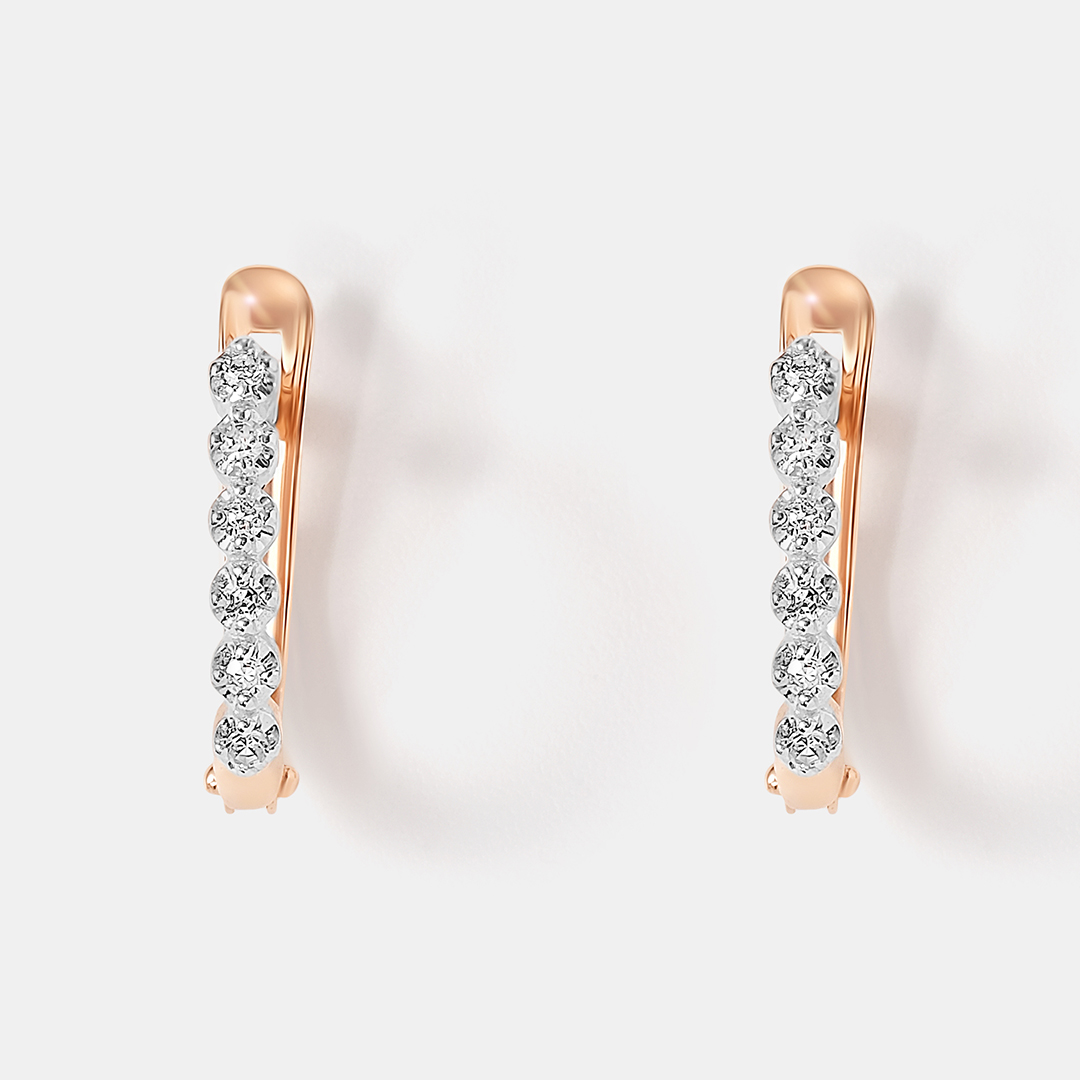 Серьги из золота с бриллиантами