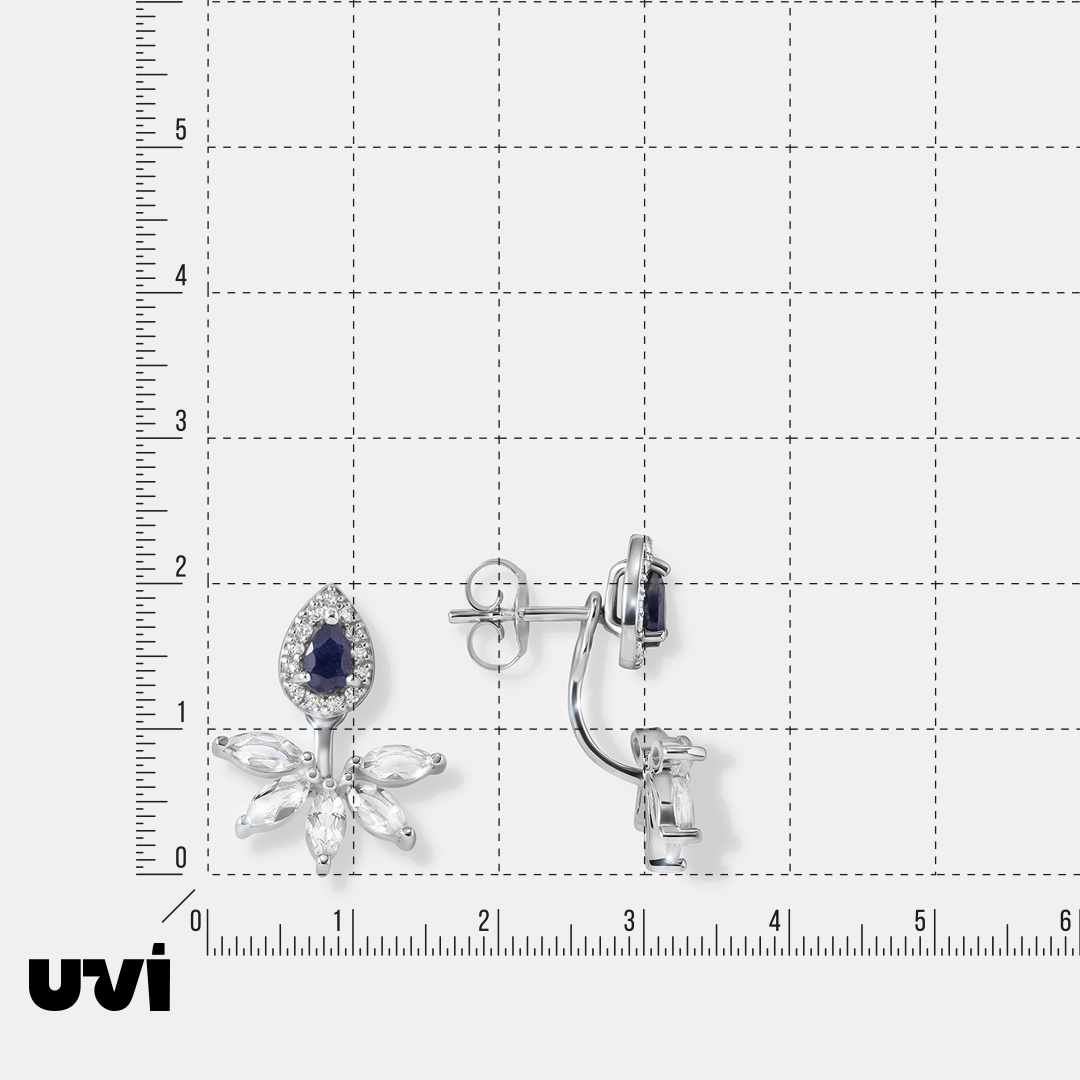 10511-001357 Серьги (Au 585)