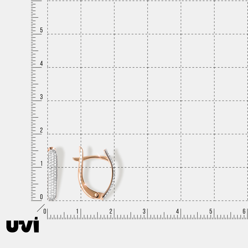 Серьги из золота с бриллиантами