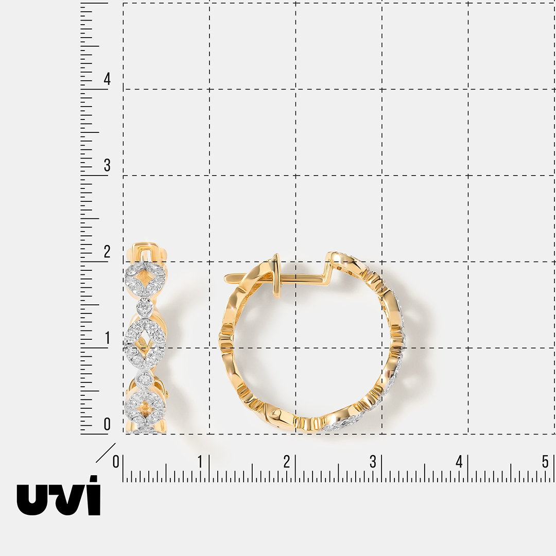 10511-001649 Серьги (Au 585)