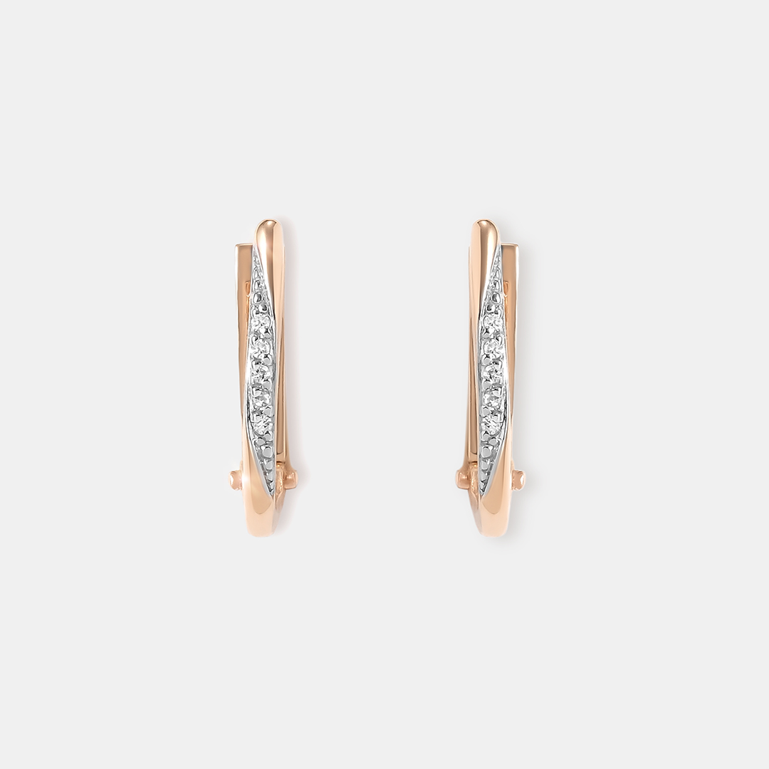 Серьги из золота с бриллиантами