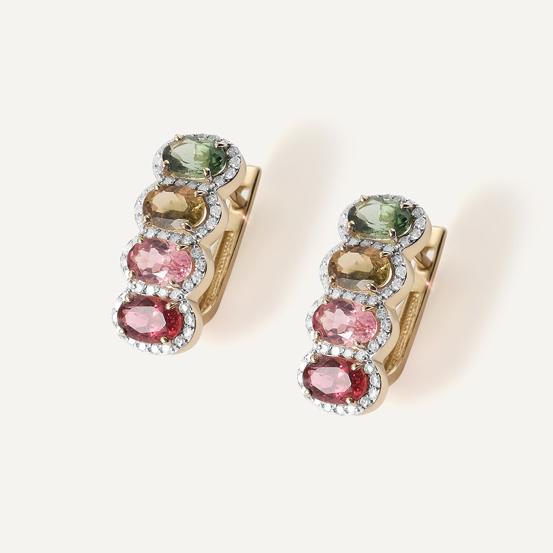 10512-000689 Серьги (Au 585)