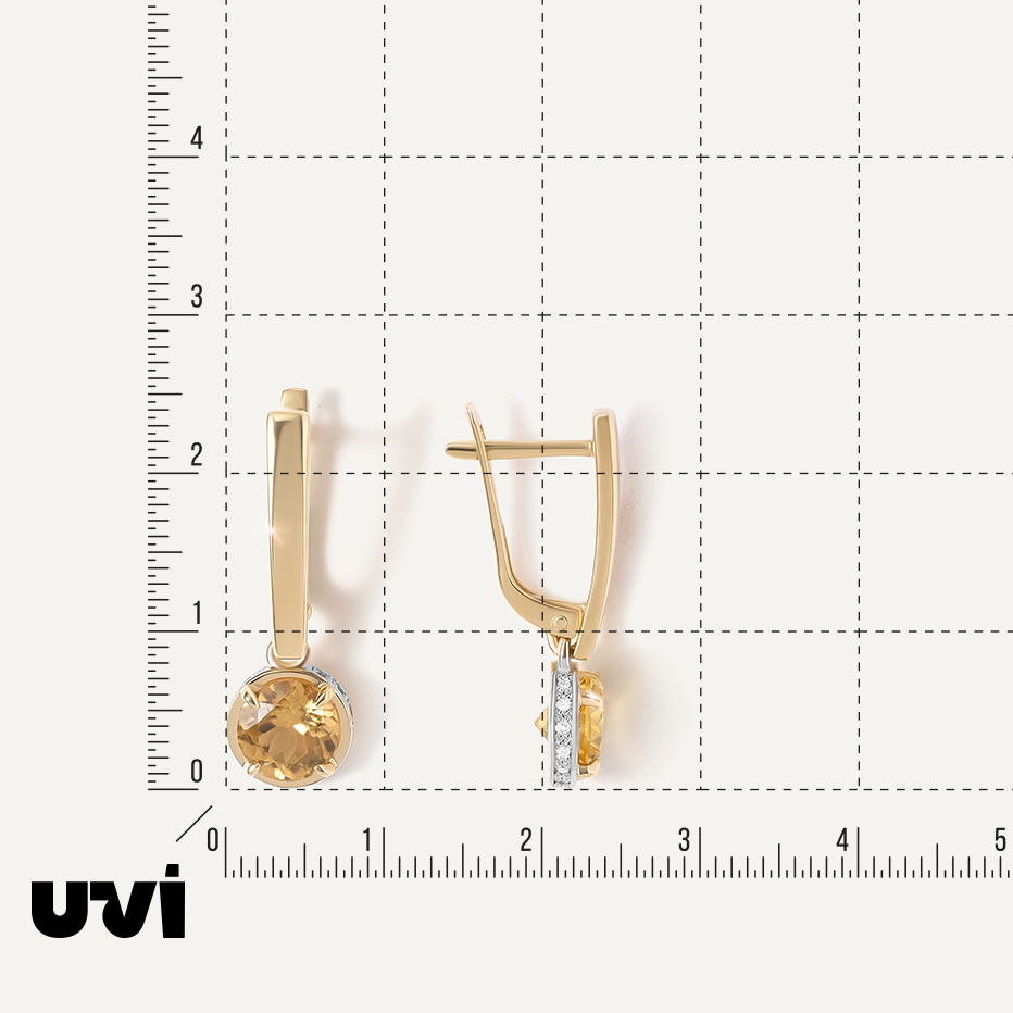 10512-000727 Серьги (Au 585)