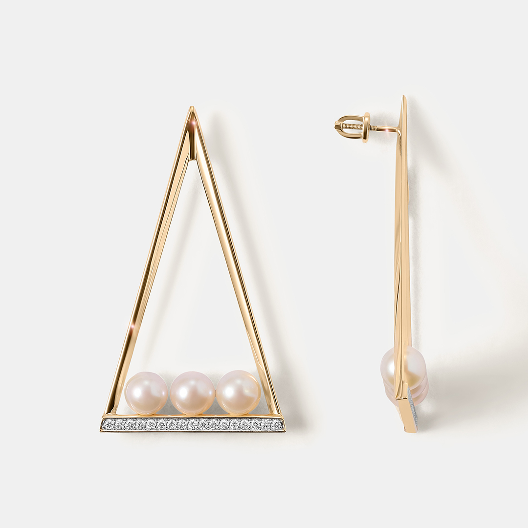 10512-000948 Серьги (Au 585)